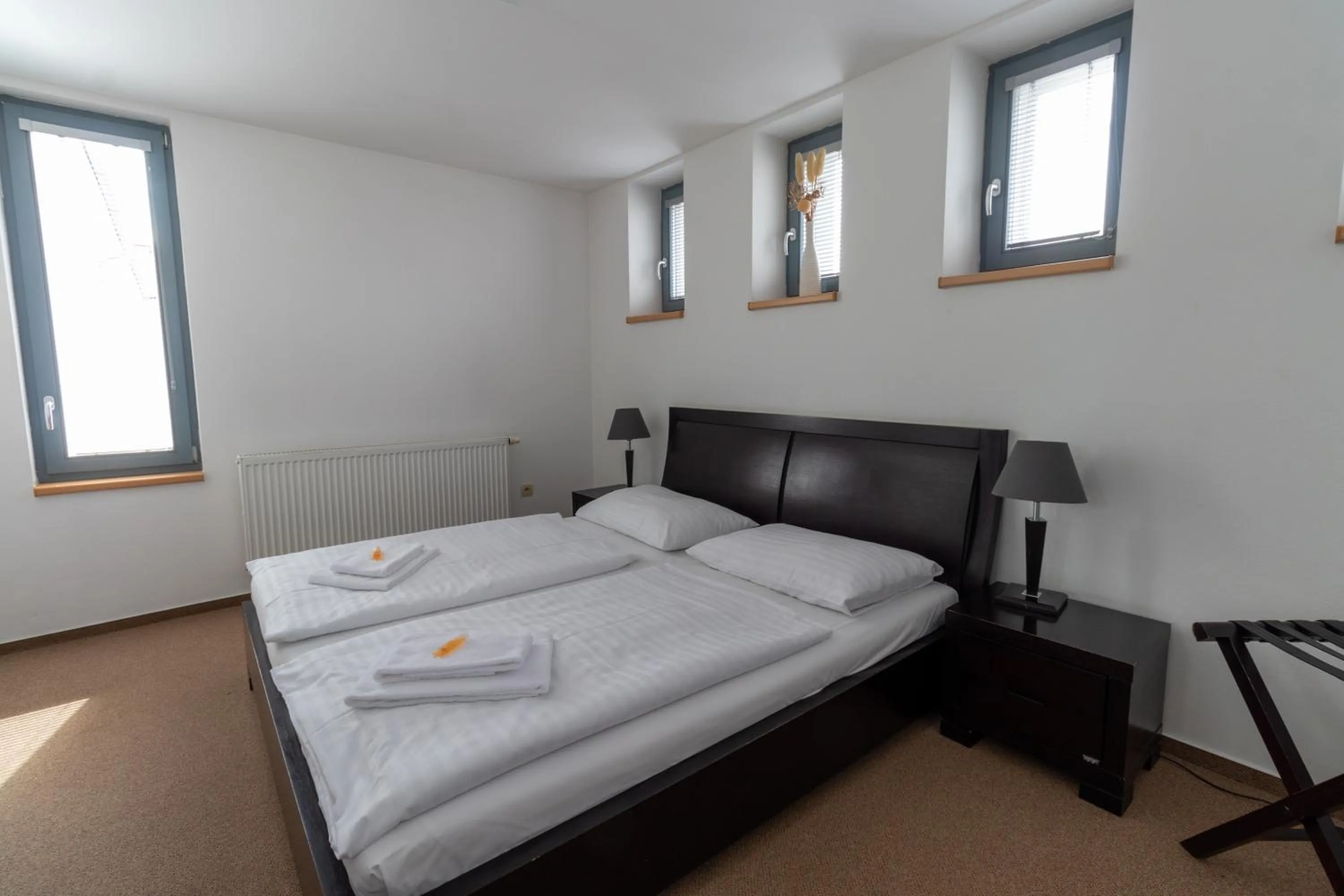 Bed in Hotel Prácheň