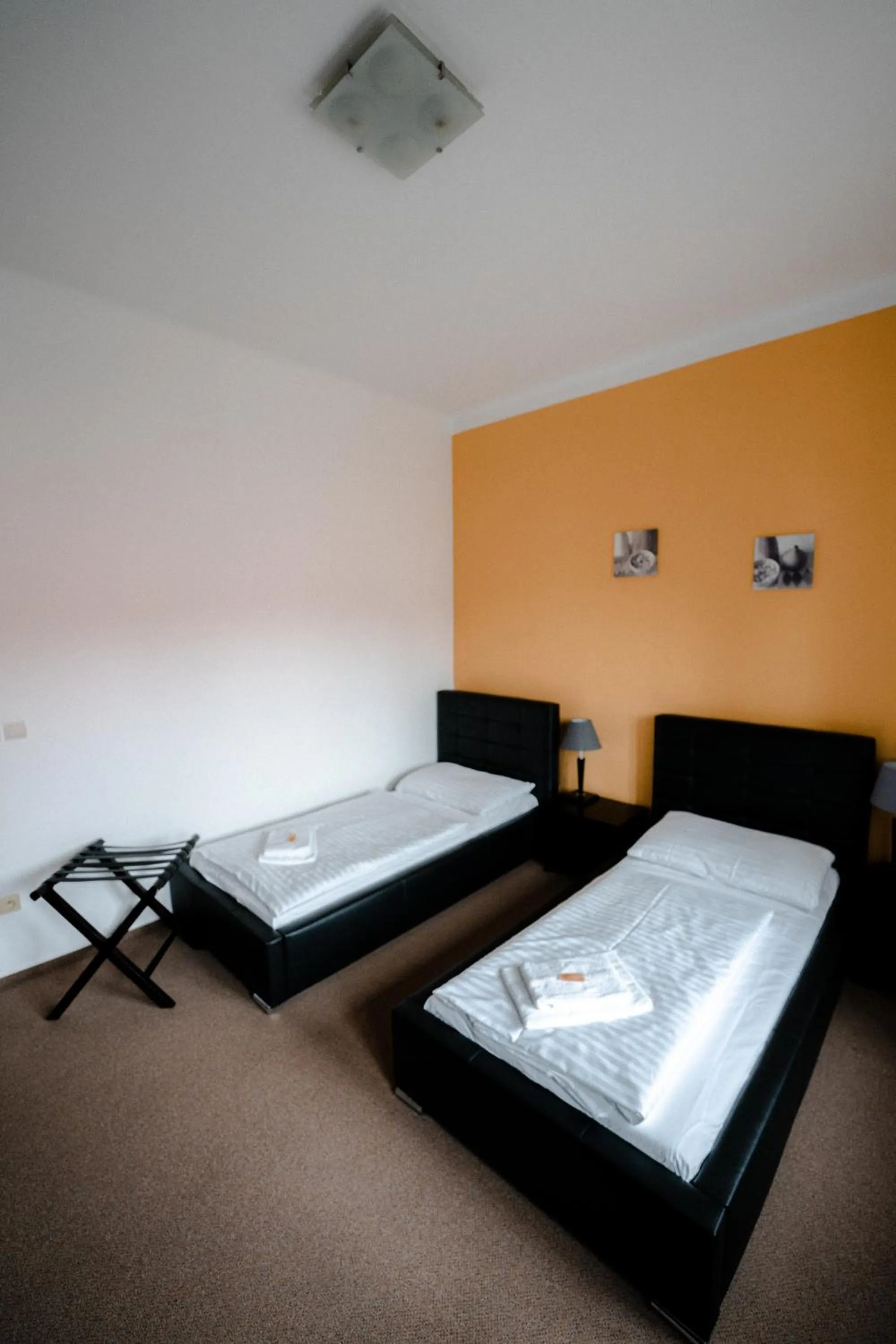 Bed in Hotel Prácheň