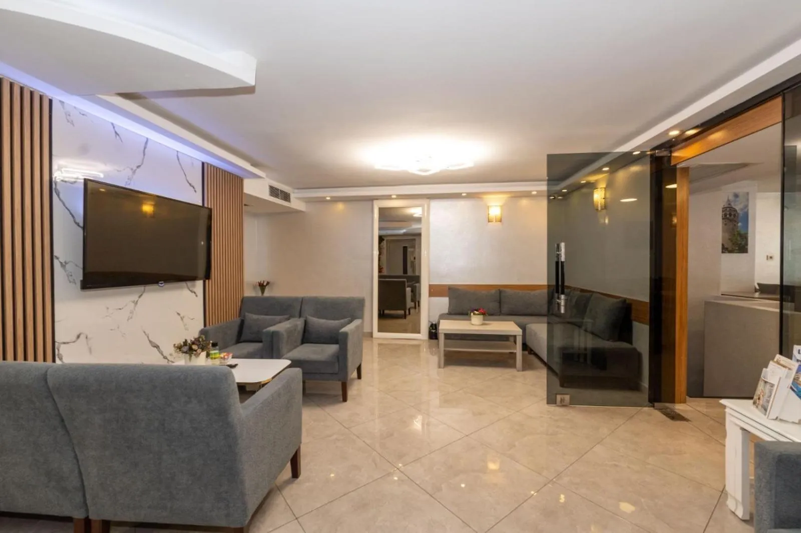 Lobby or reception in GalataportWawhotel