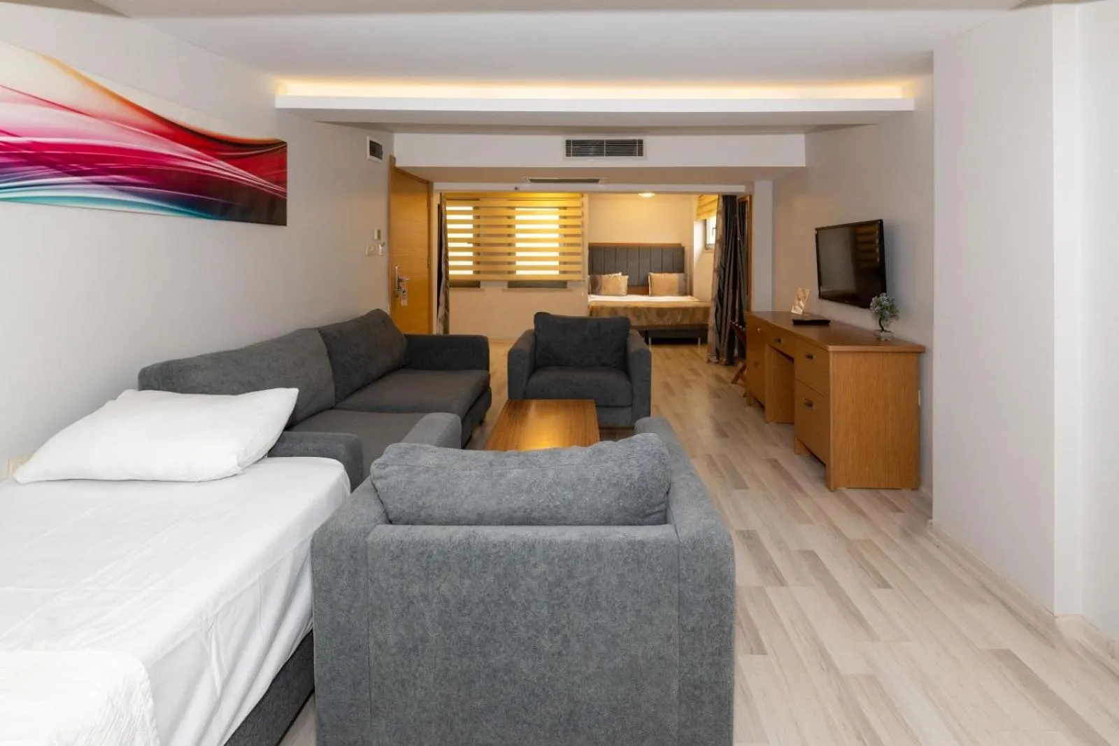 Communal lounge/ TV room in GalataportWawhotel