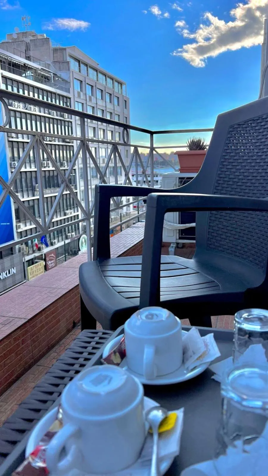 Balcony/Terrace in Piraeus Acropole Hotel