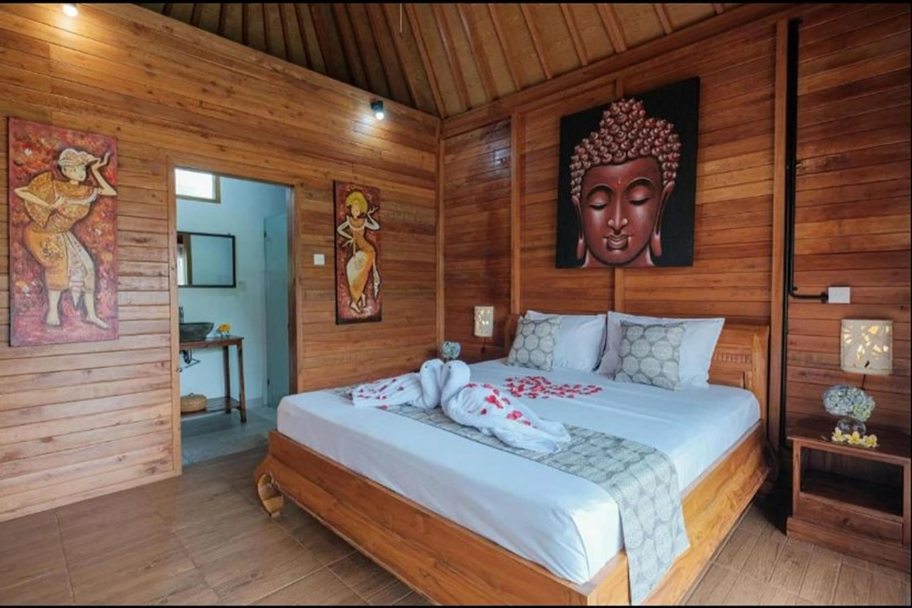 Bed in Villa Felise Sanur