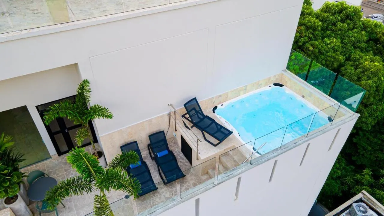 Swimming pool in Hotel Rilux Cartagena
