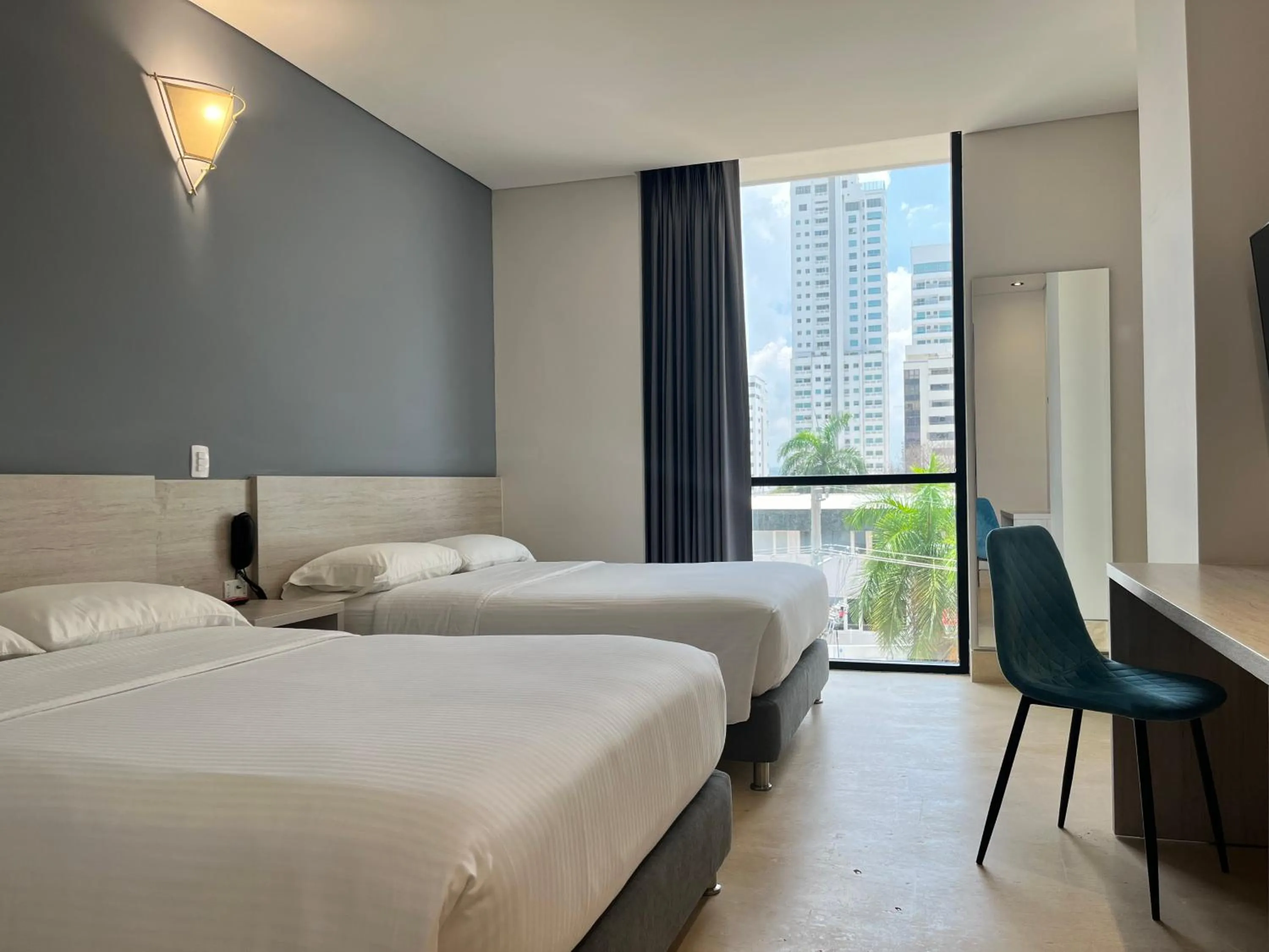 Bed in Hotel Rilux Cartagena