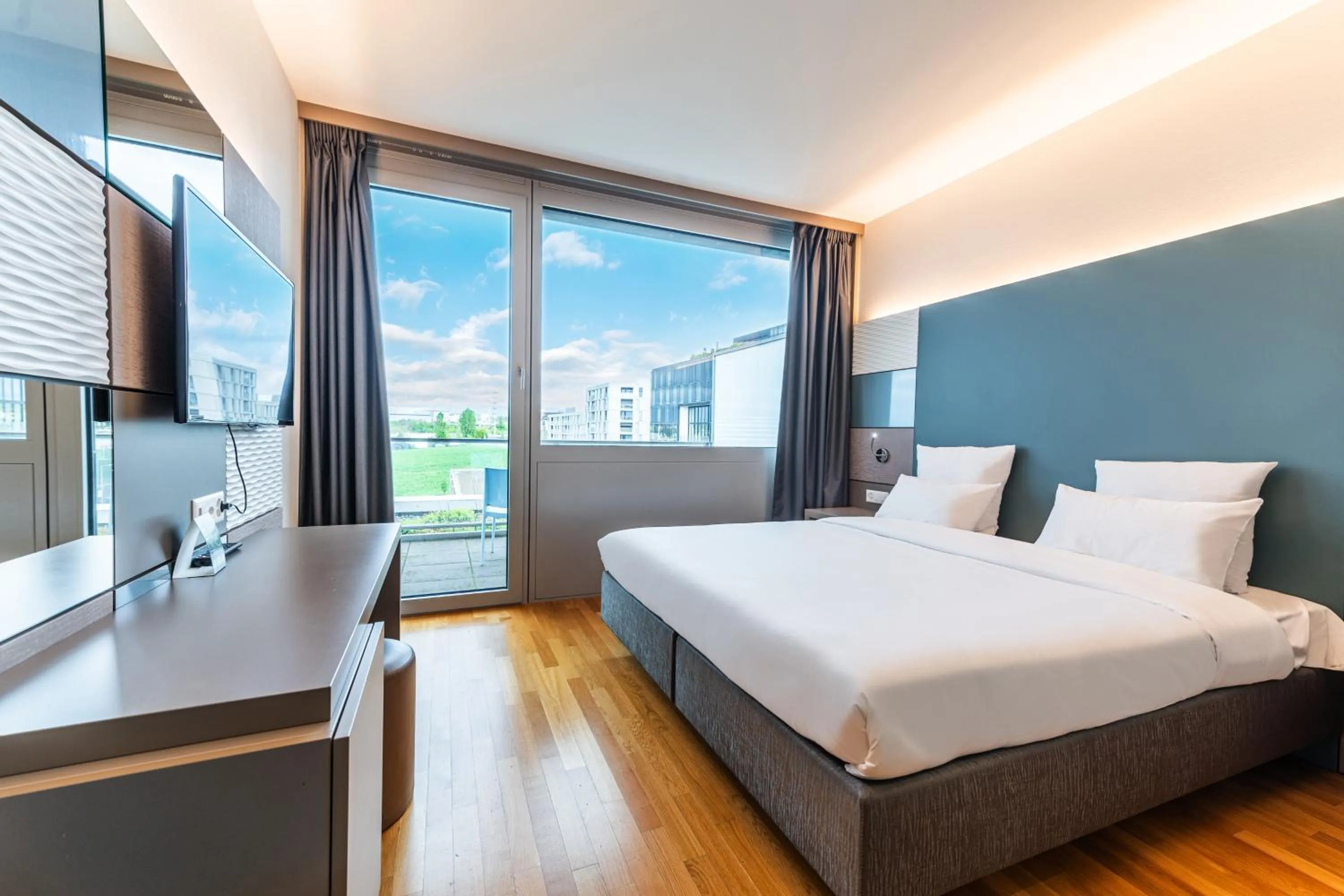 Bed in B&B HOTEL Lausanne Crissier