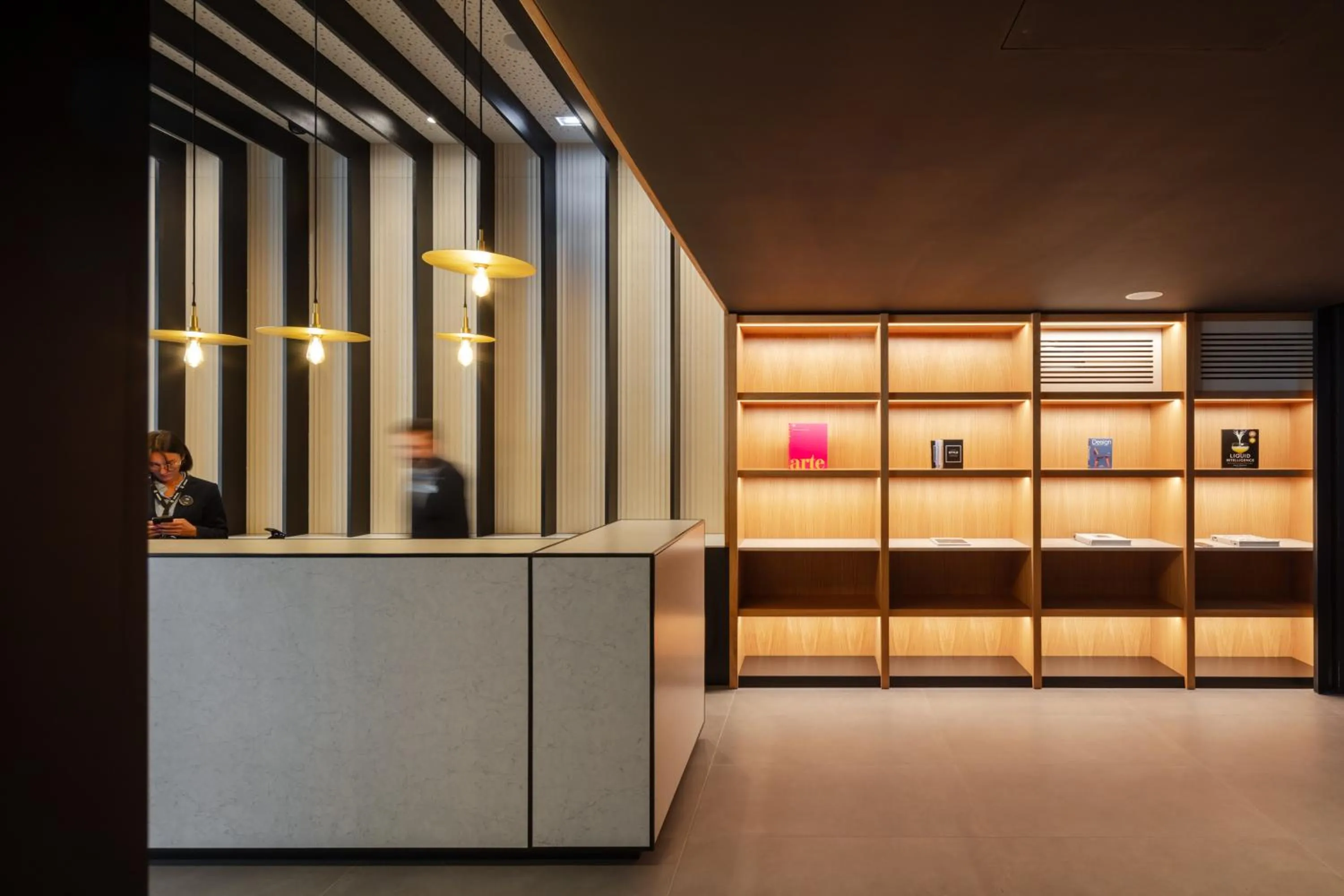 Lobby or reception in Acta The Clover