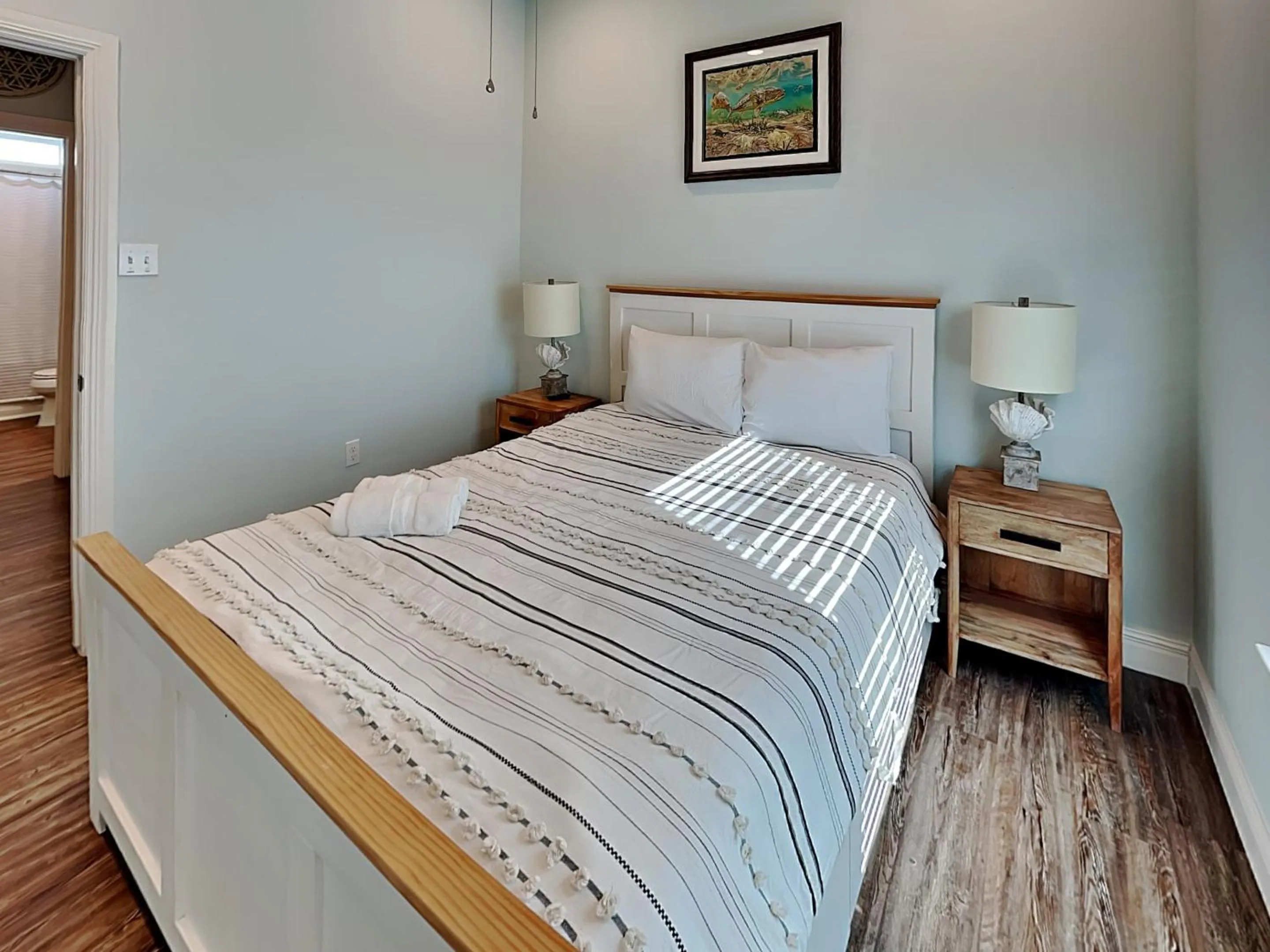 Bed in Barnacle Lodge