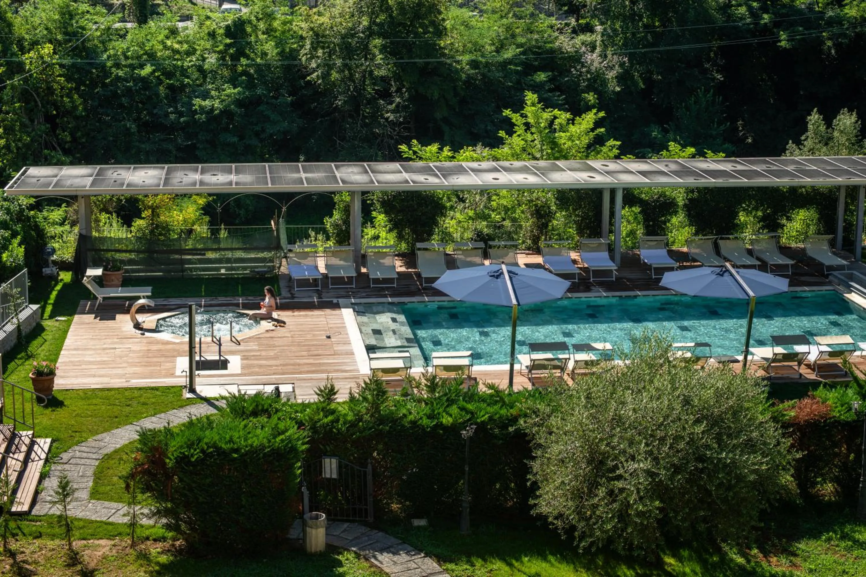 Natural landscape in Park Hotel Regina - with air-condition and outdoor heated pool
