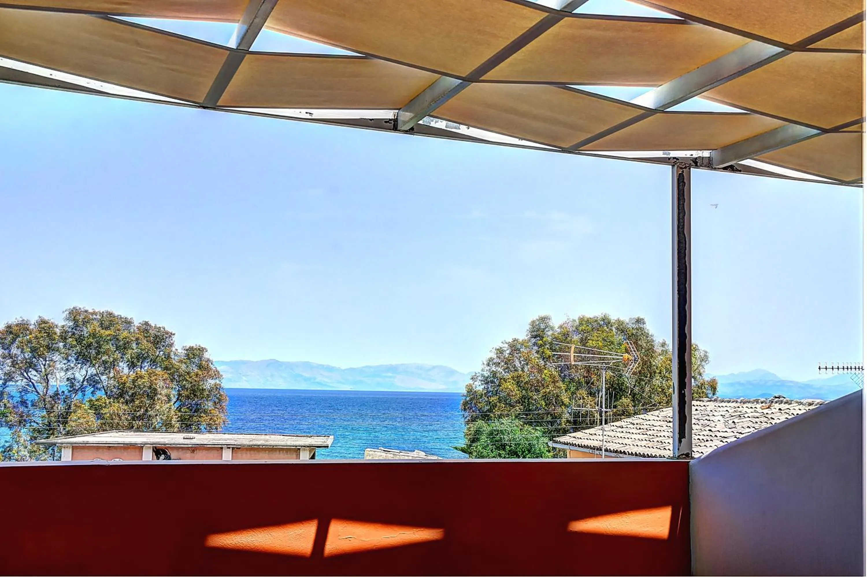 Balcony/Terrace in Hotel Benitses Arches