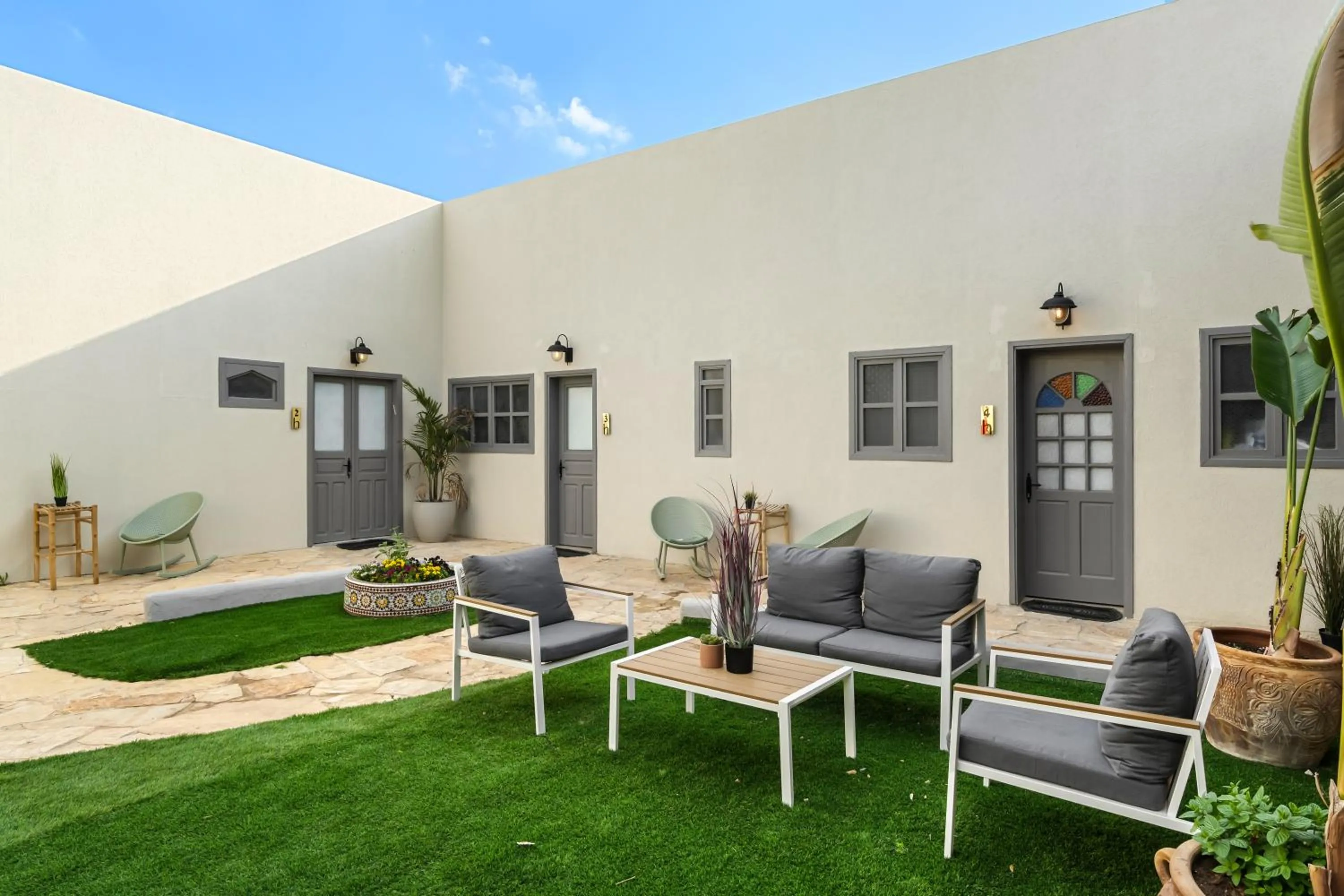 Inner courtyard view in Helios Boutique by La Finca Hotels