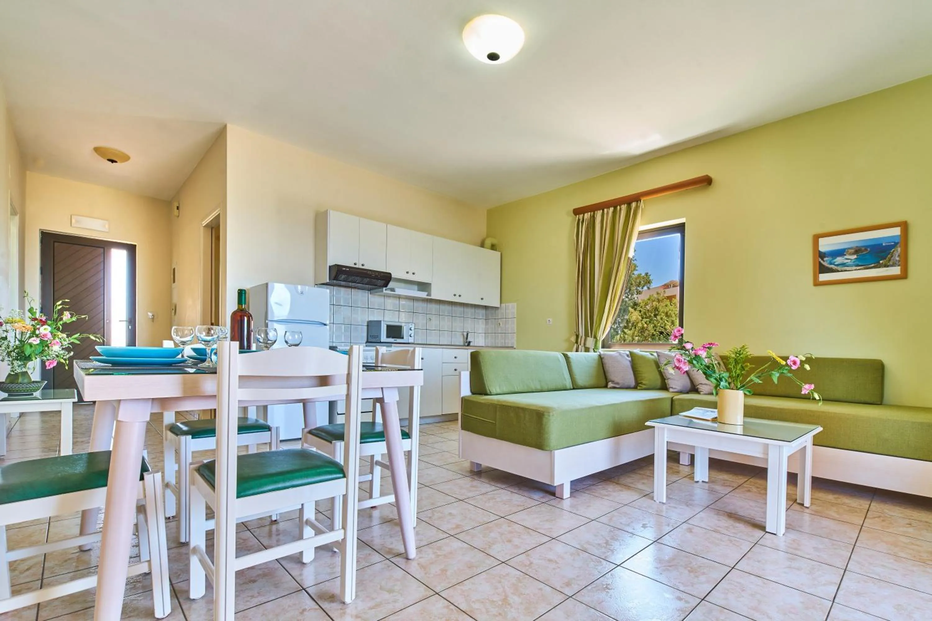 Kitchen or kitchenette in Nanakis Beach Apartments