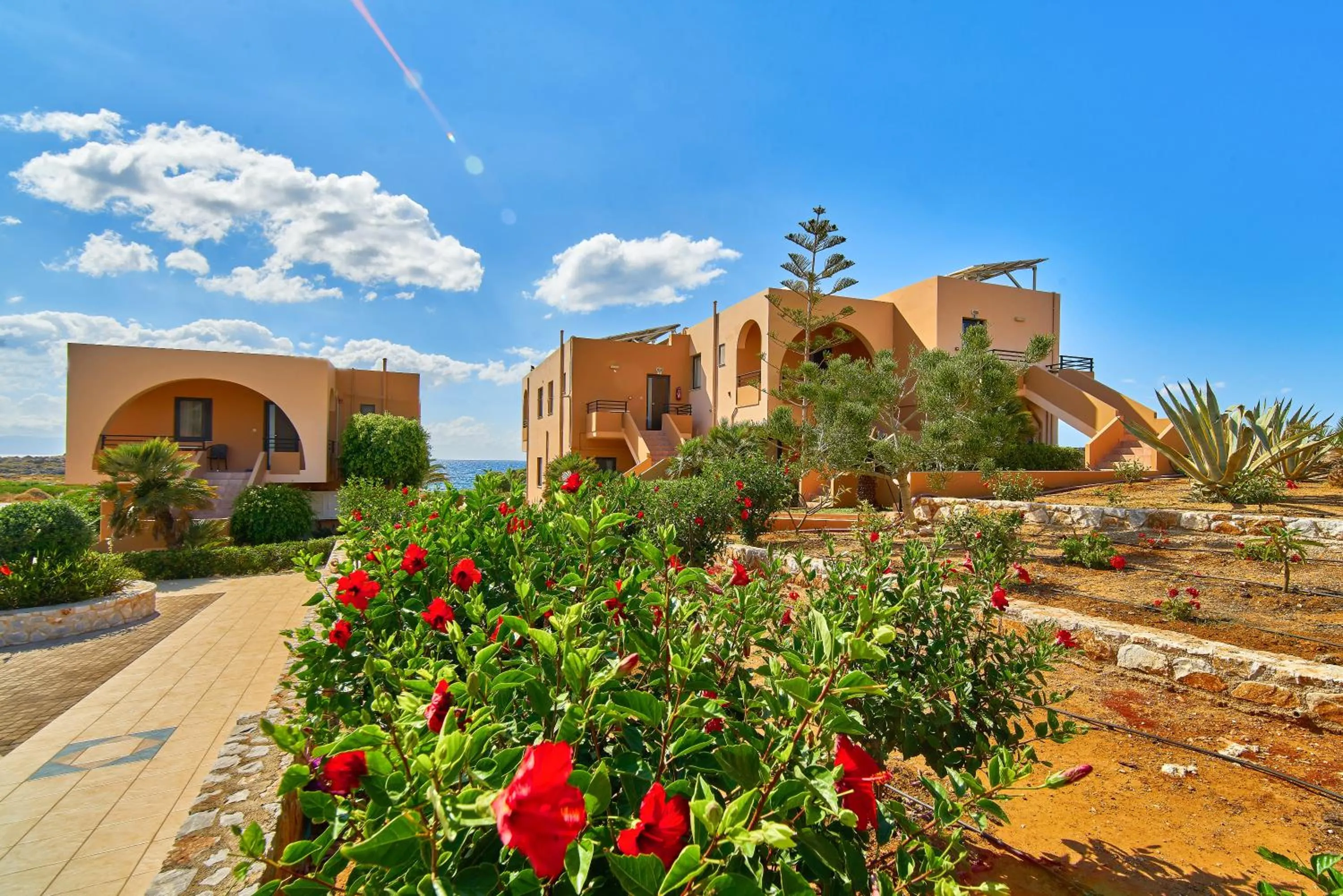 Garden in Nanakis Beach Apartments