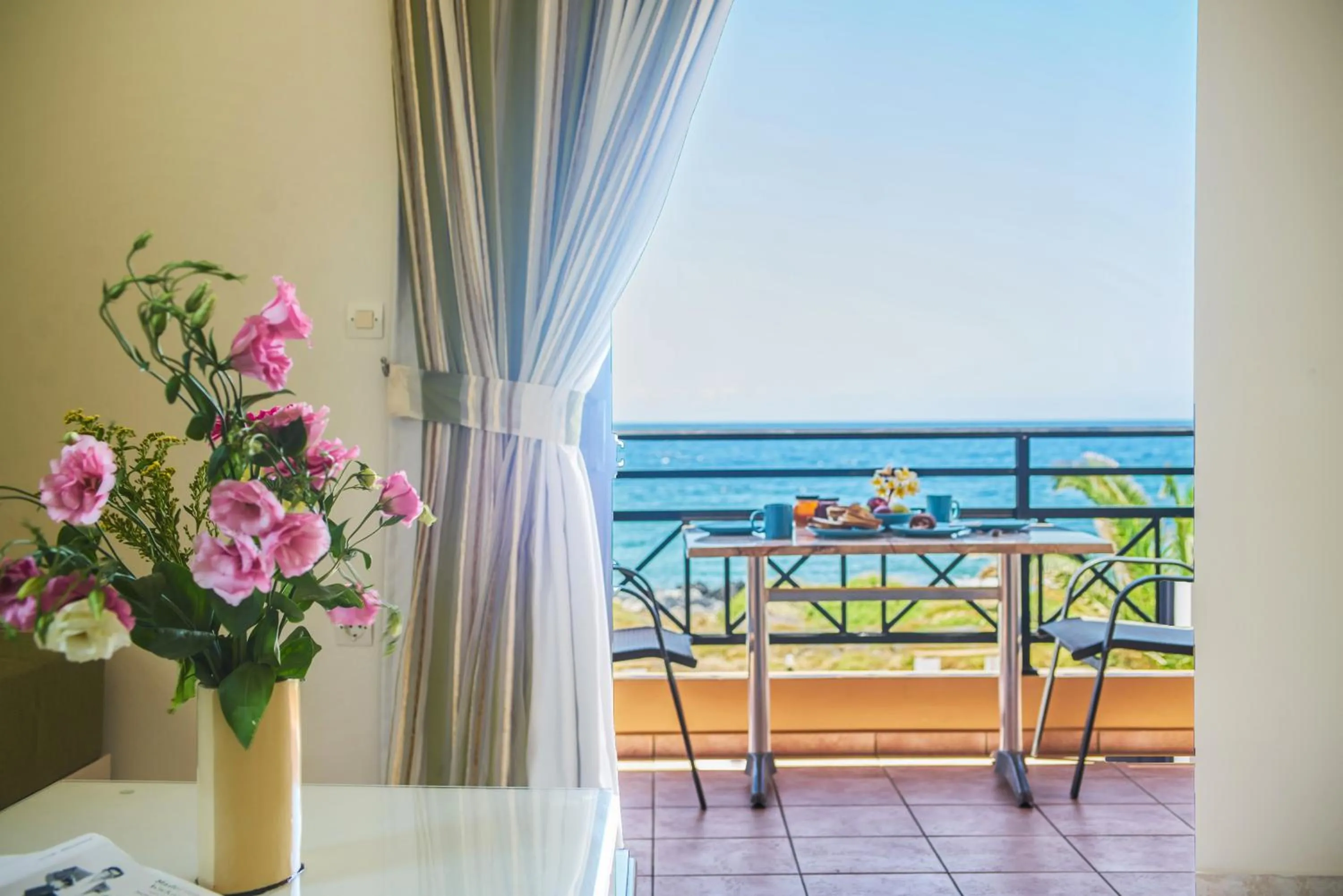 Sea view in Nanakis Beach Apartments