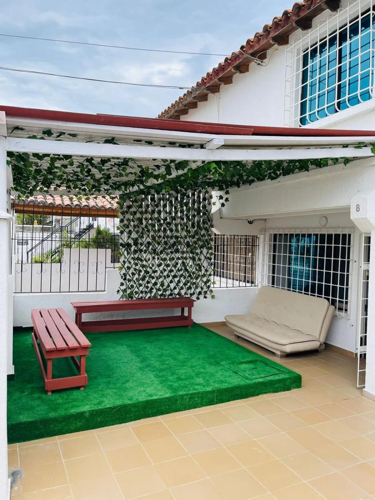 Patio in Hotel Tamaca House