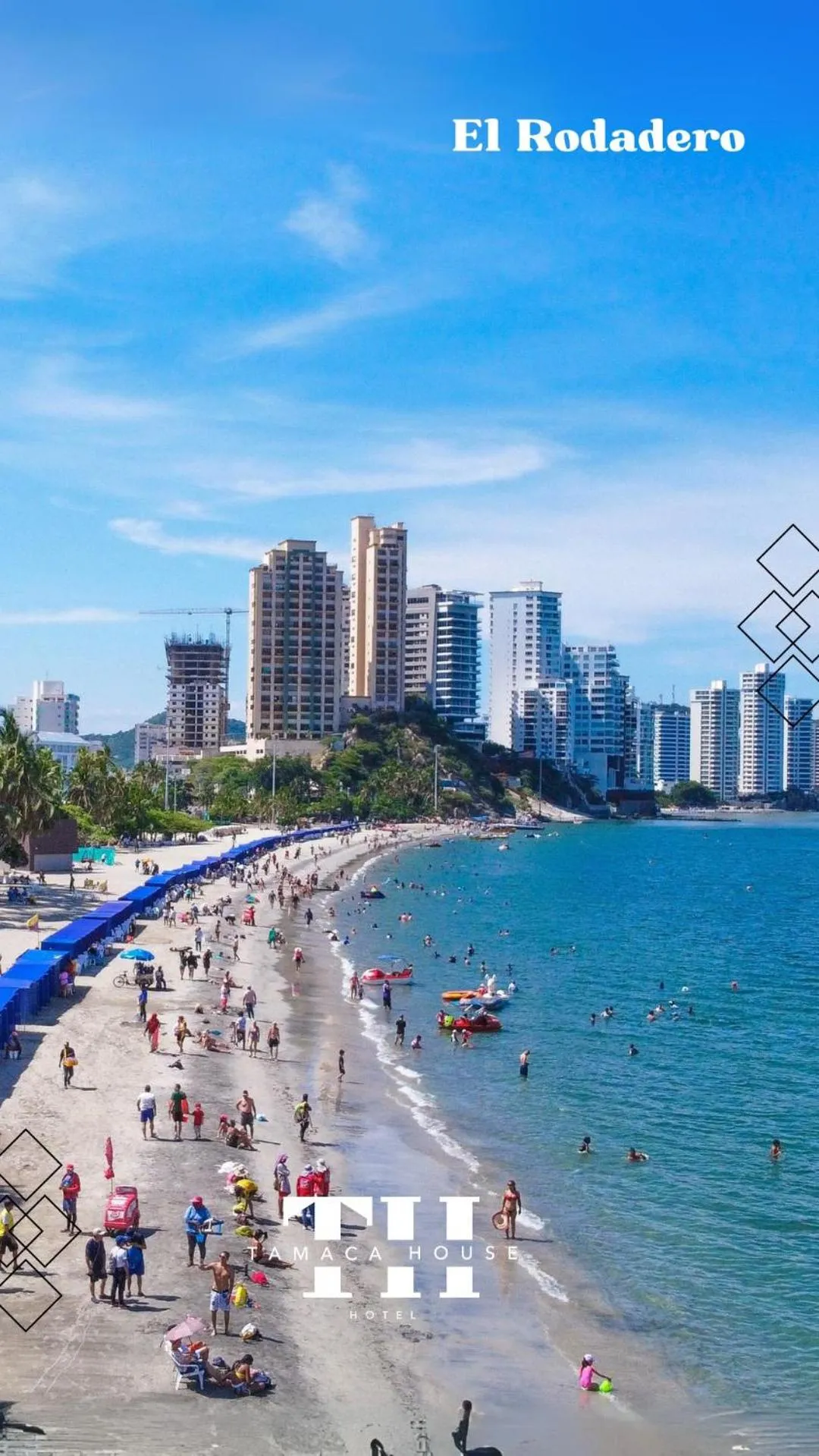 Beach in Hotel Tamaca House