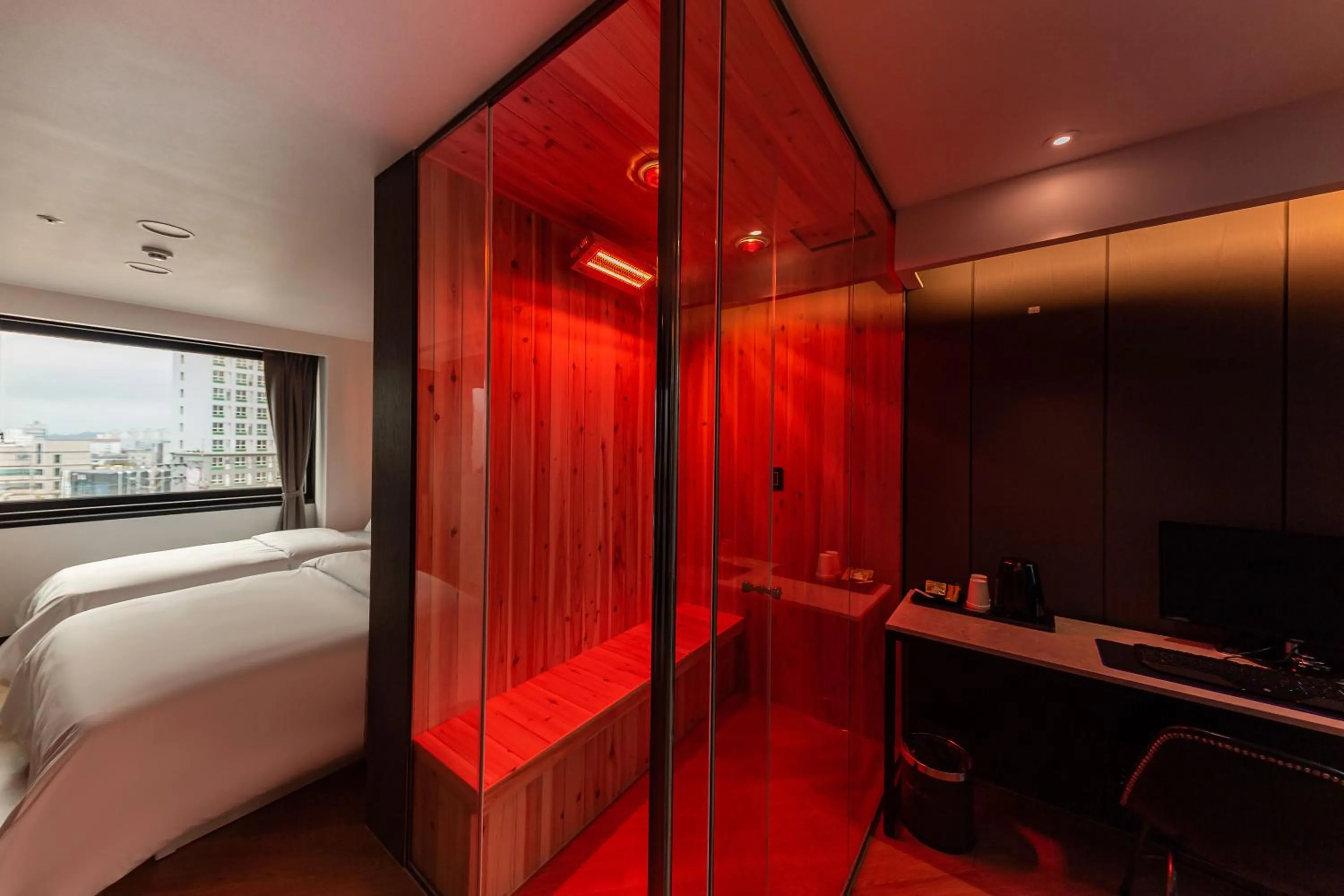 Bed in Brown Dot Hotel Seosan