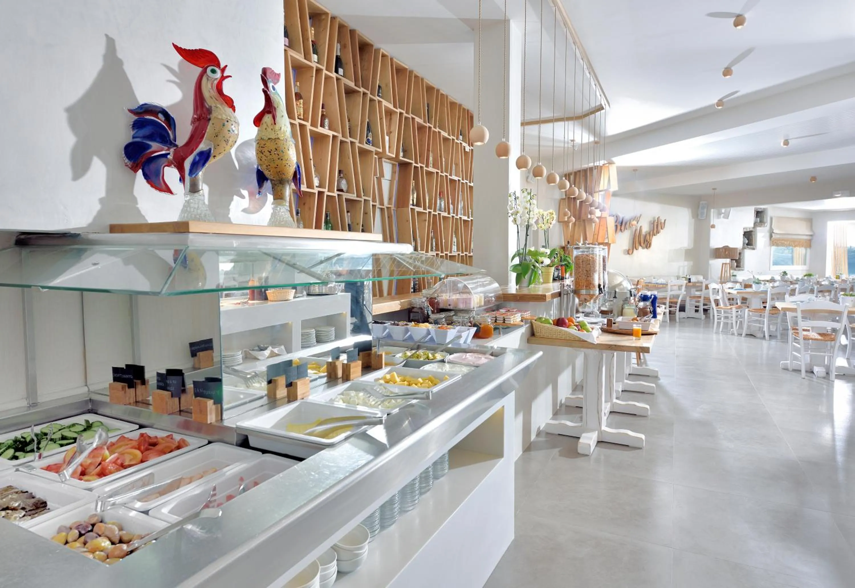 Buffet breakfast in Petinos Hotel