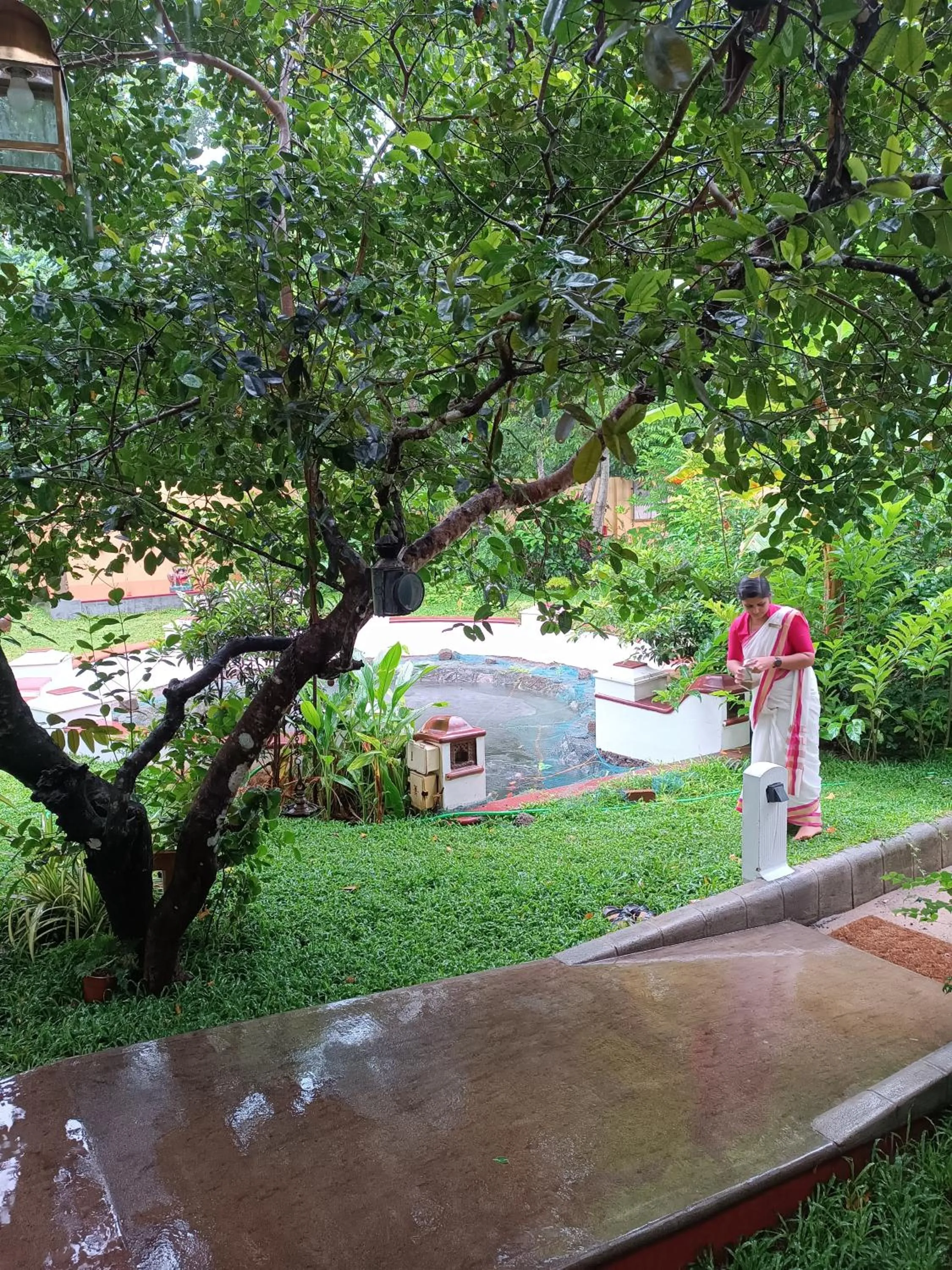 Garden in Marari Beach Bungalow Resort Alleppey