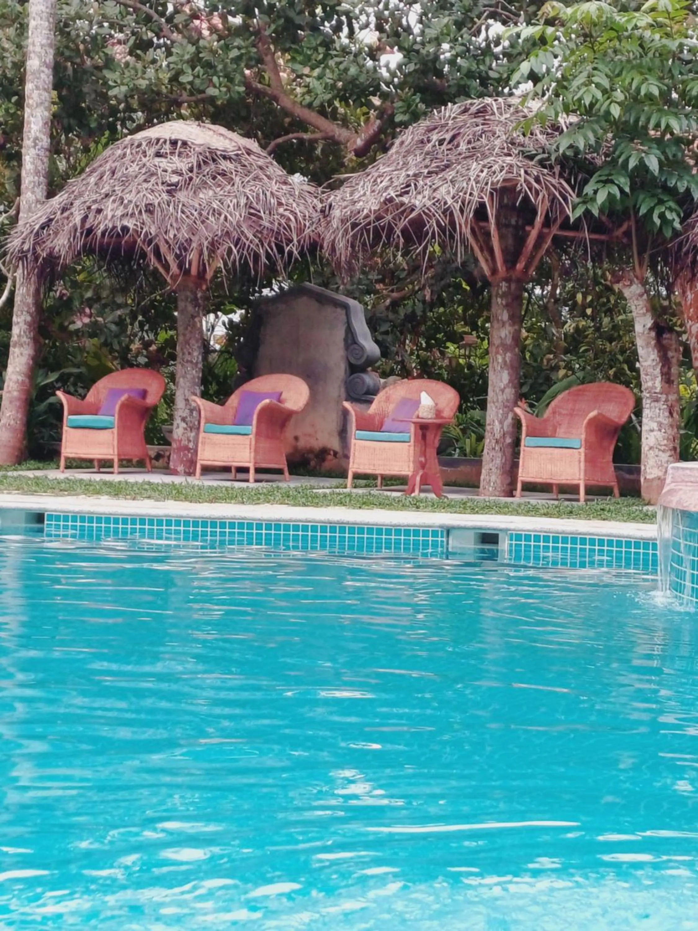 Garden view in Marari Beach Bungalow Resort Alleppey