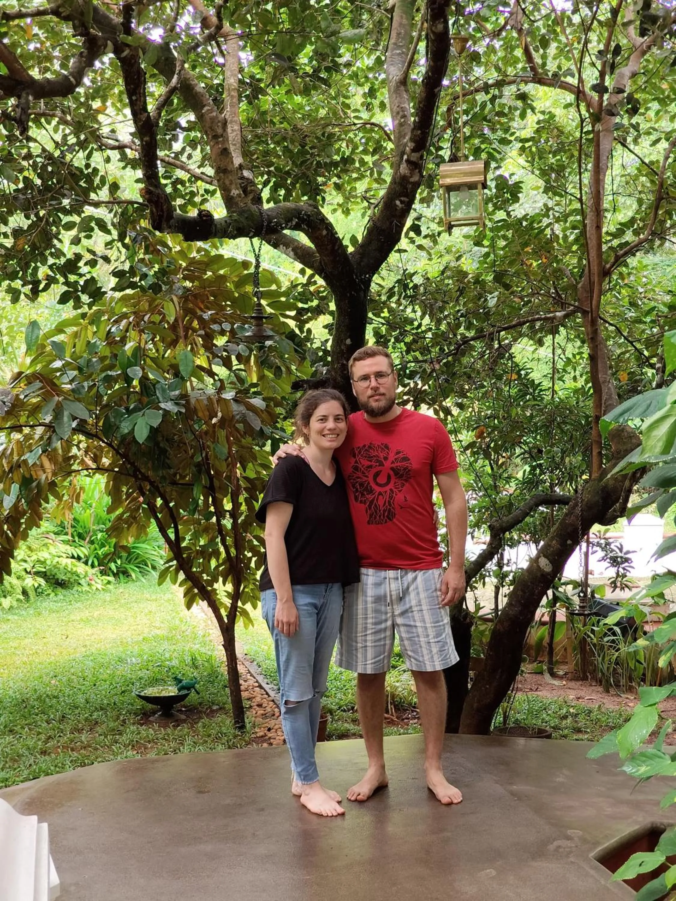 Guests in Marari Beach Bungalow Resort Alleppey
