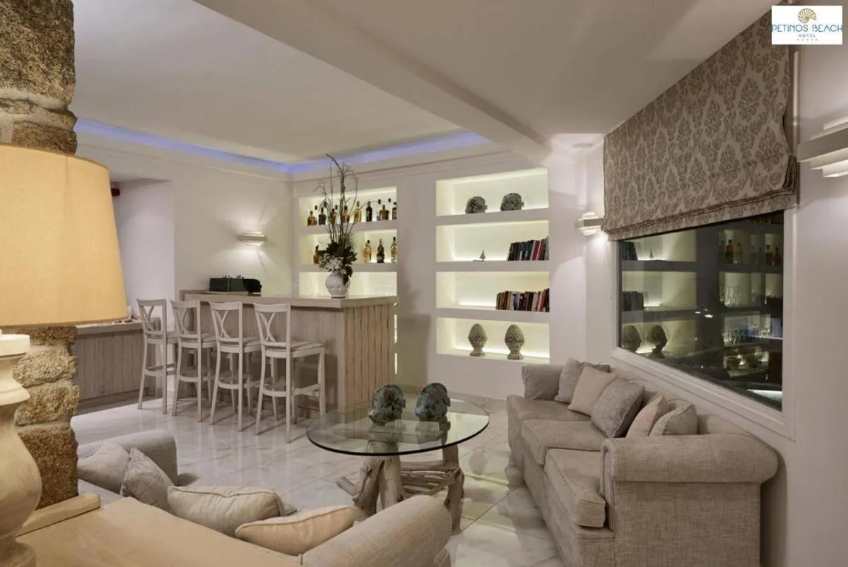 Lobby or reception in Petinos Beach Hotel