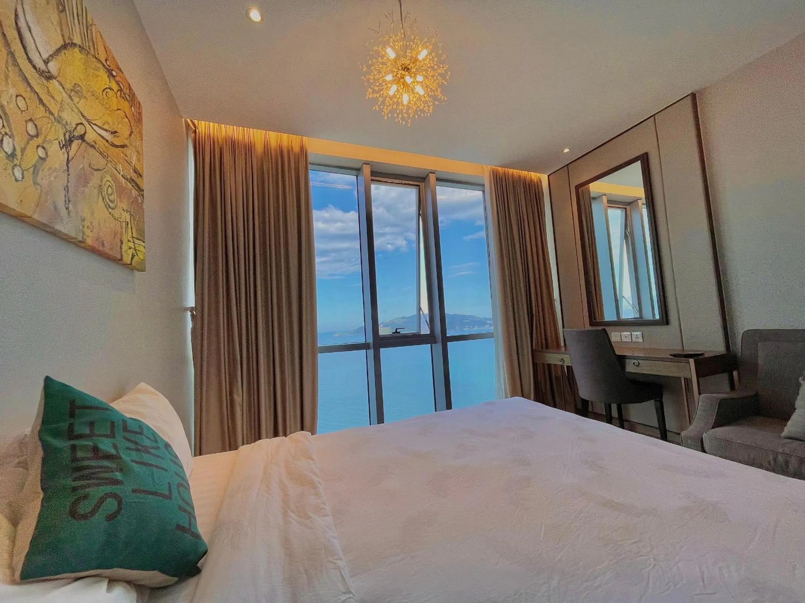 Bed in Luxury Seaview Panorama Nha Trang by Luna