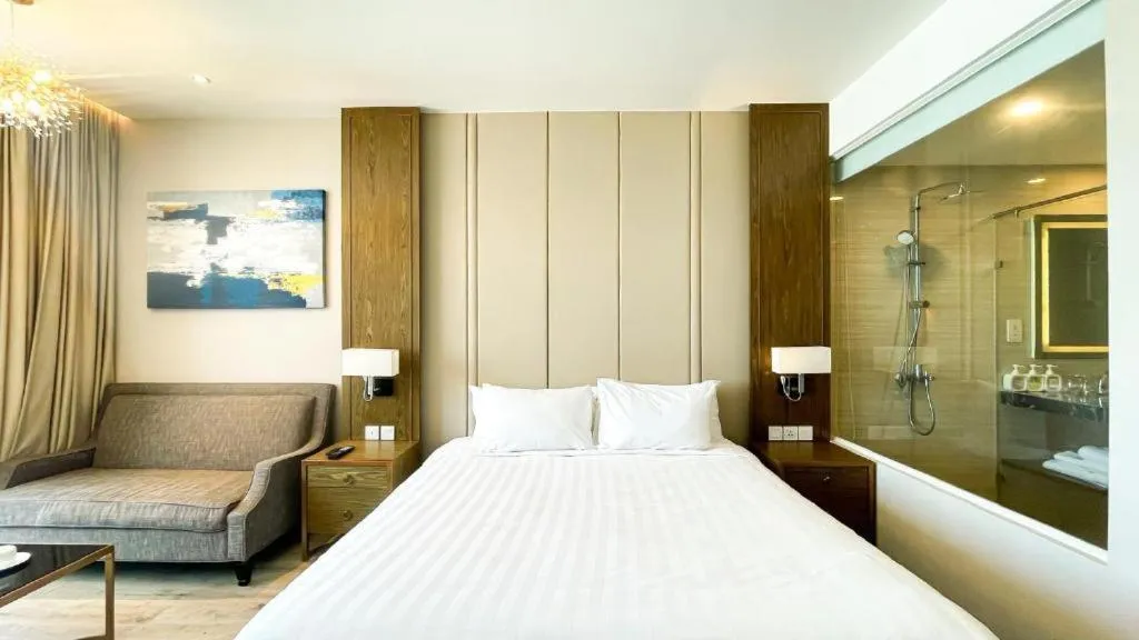 Photo of the whole room, Bed in Luxury Seaview Panorama Nha Trang by Luna