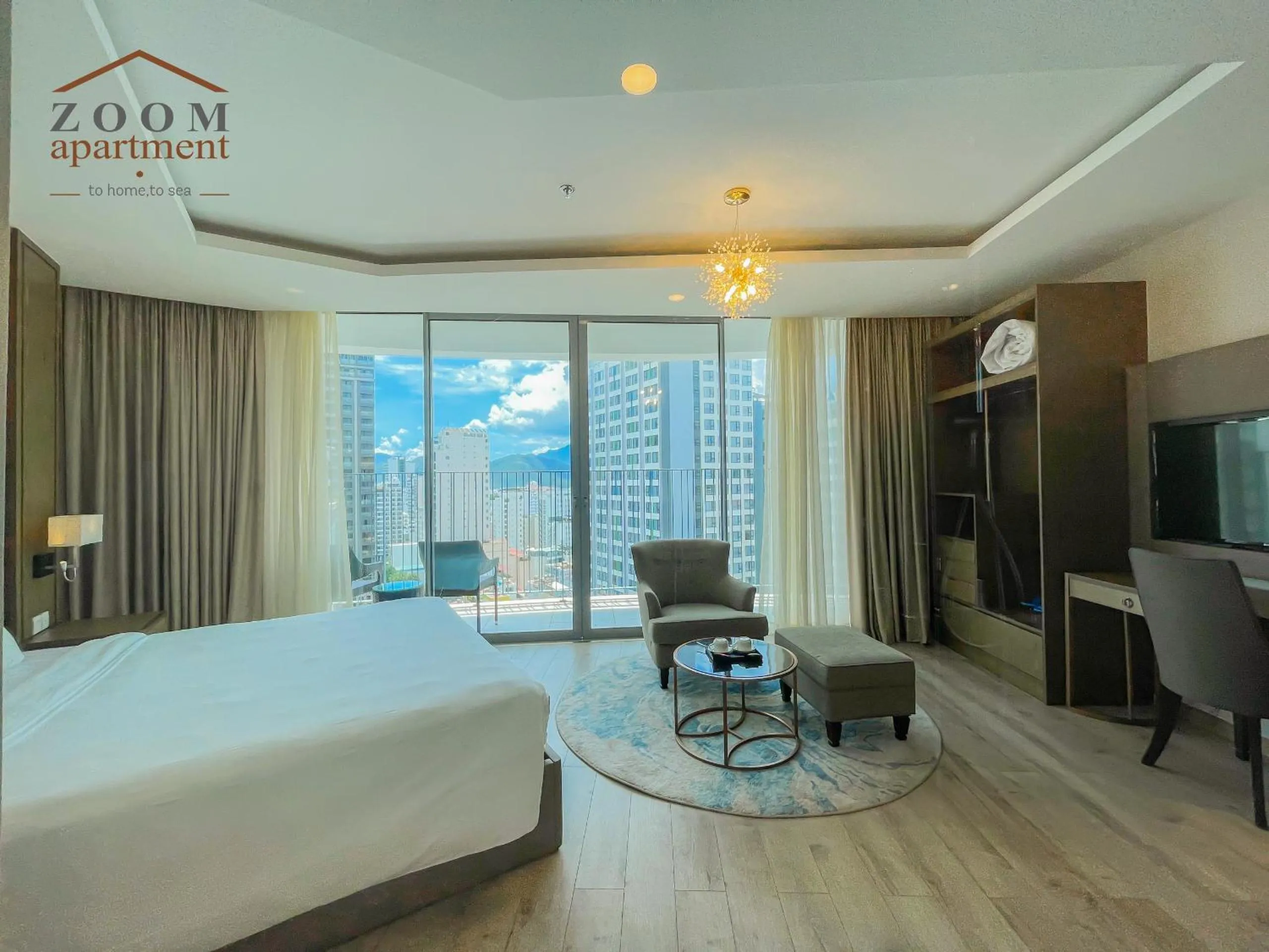 Bed in Luxury Seaview Panorama Nha Trang by Luna