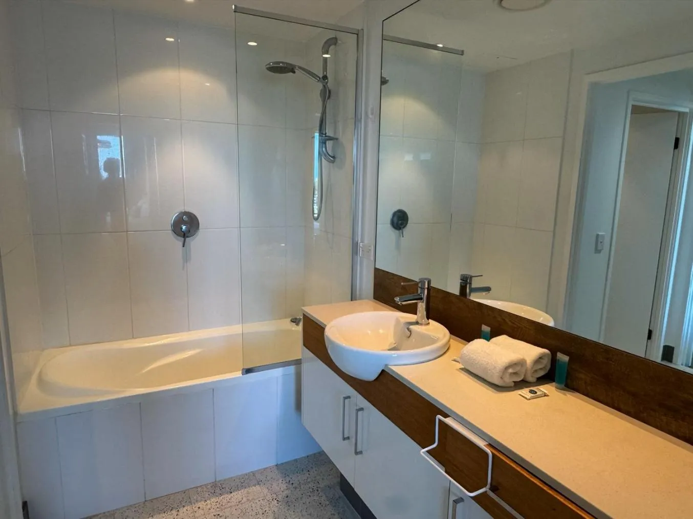 Bathroom in Harbour Quays Apartments