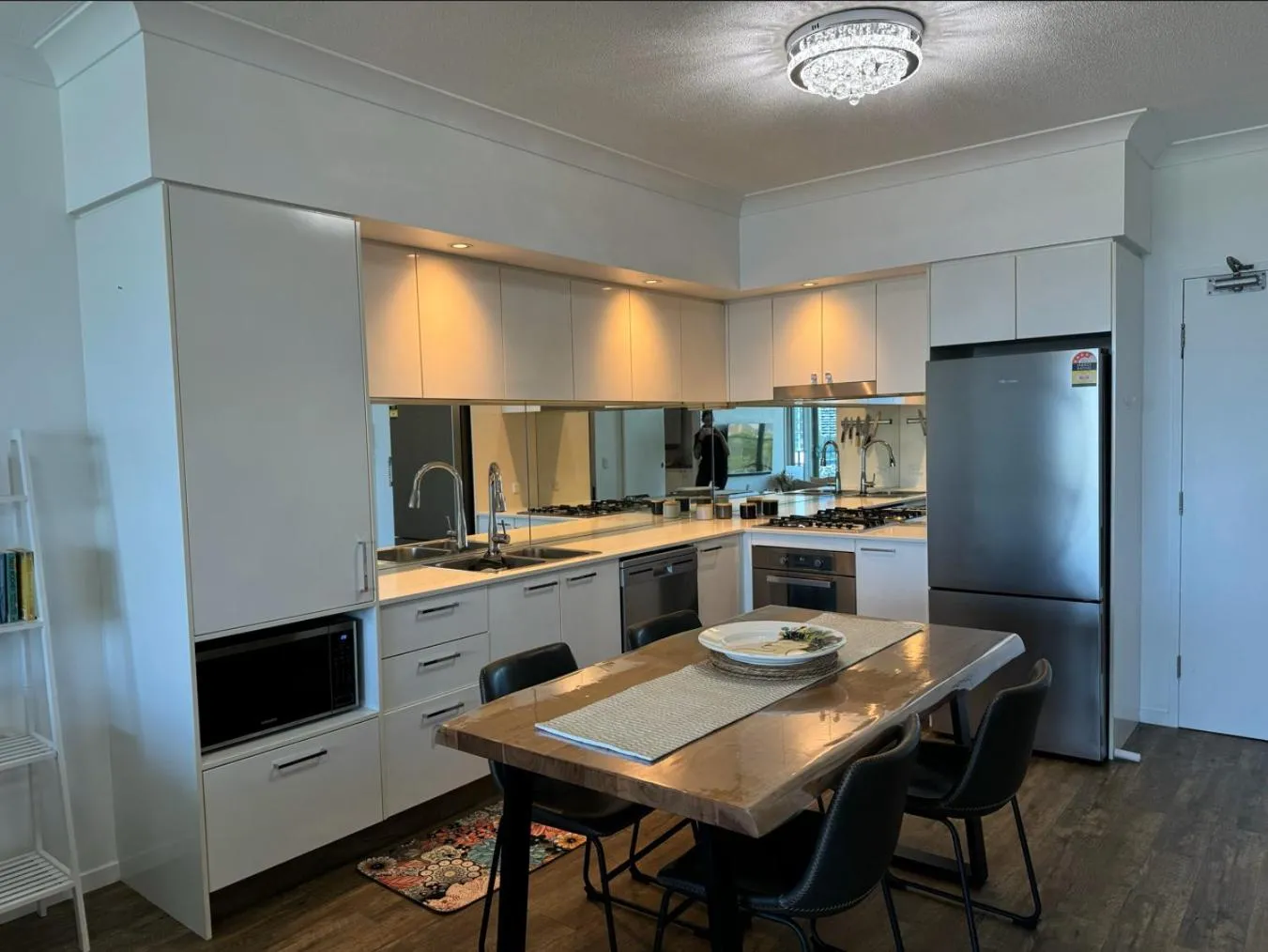 kitchen in Harbour Quays Apartments