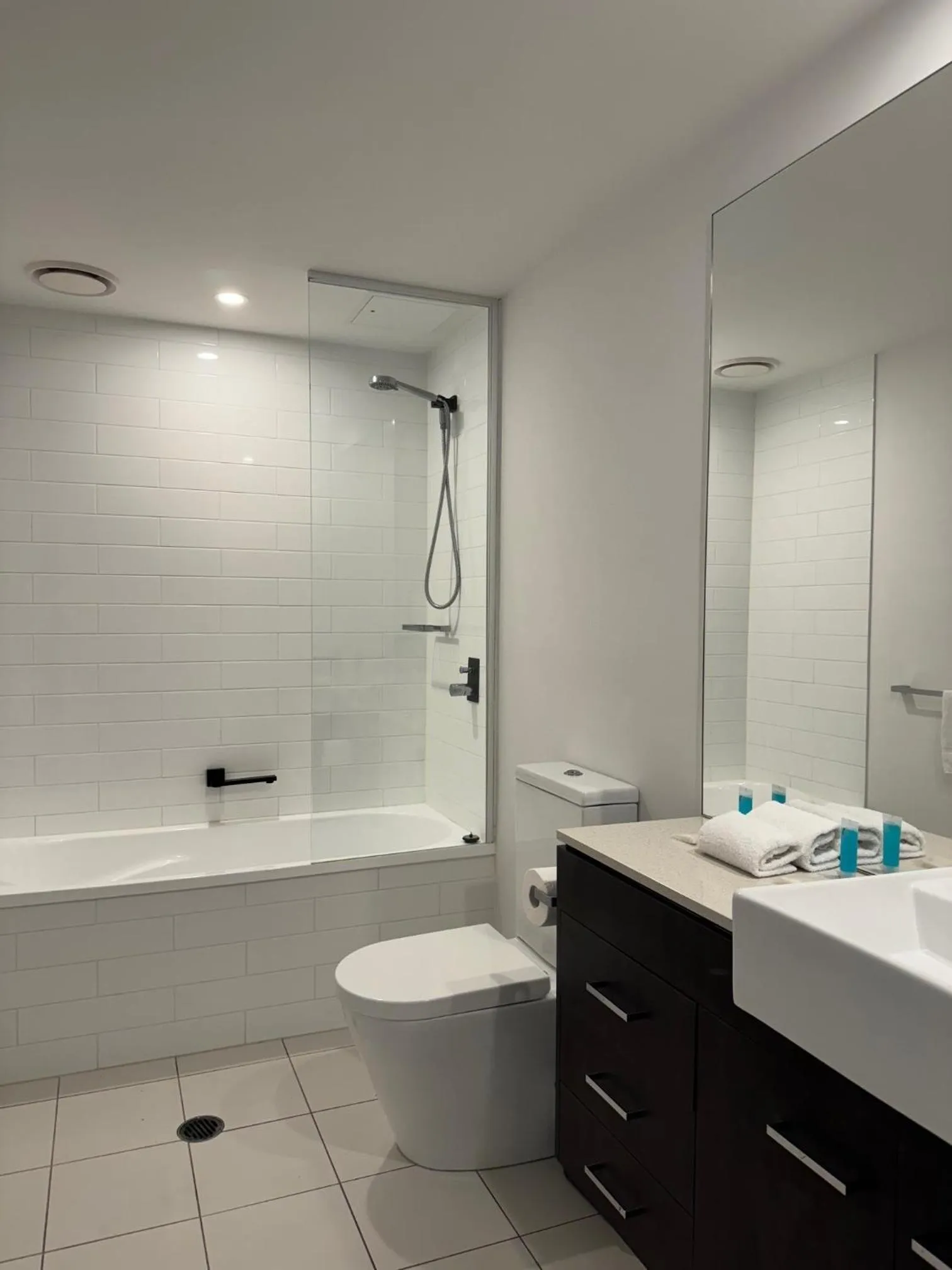 Bathroom in Harbour Quays Apartments