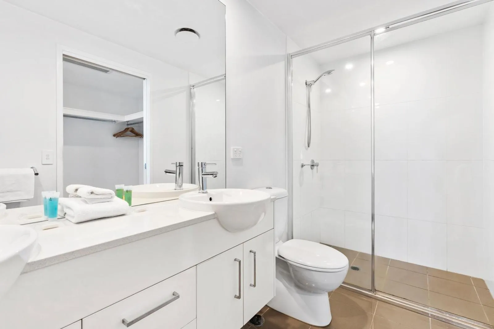 Bathroom in Harbour Quays Apartments