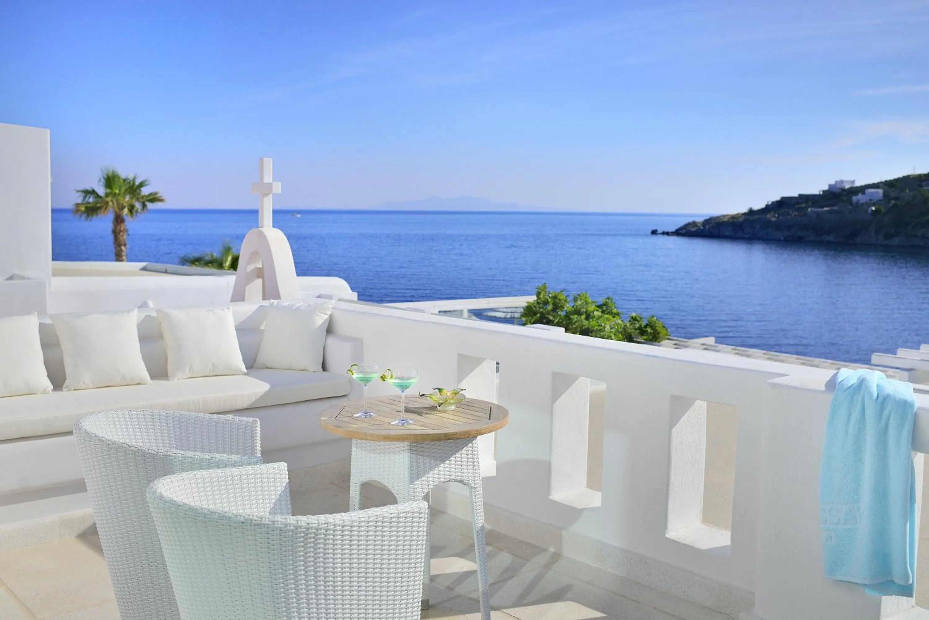 Balcony/Terrace in Nissaki Boutique Hotel