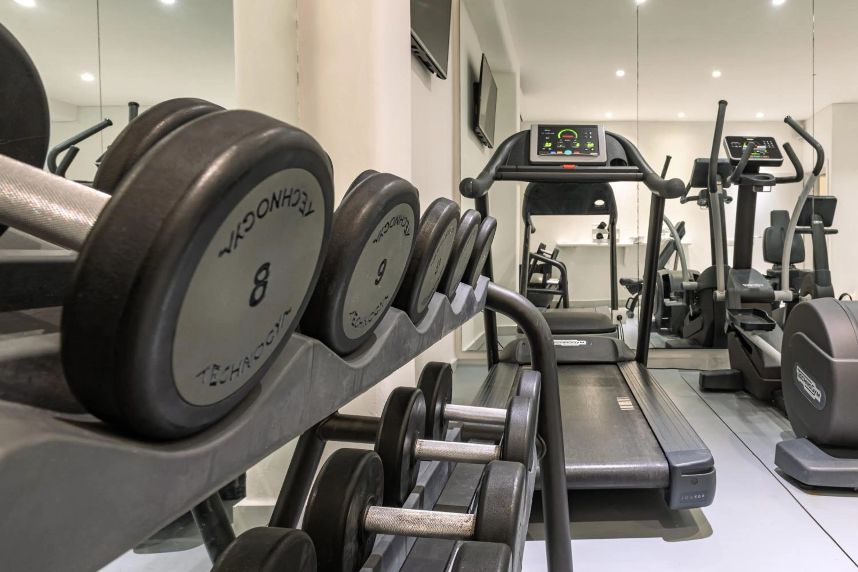 Fitness centre/facilities in Nissaki Boutique Hotel