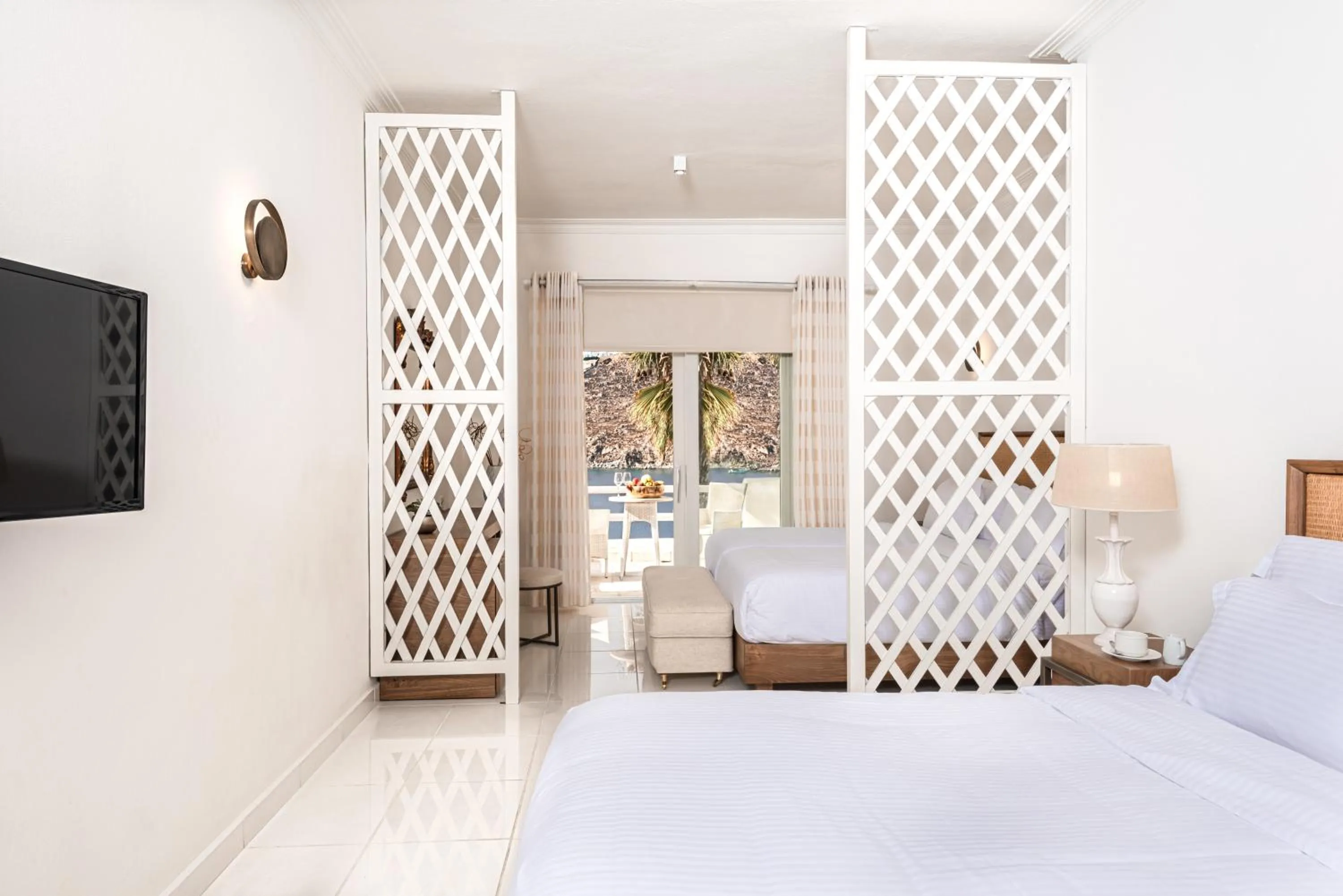 Bedroom, Bed in Nissaki Boutique Hotel