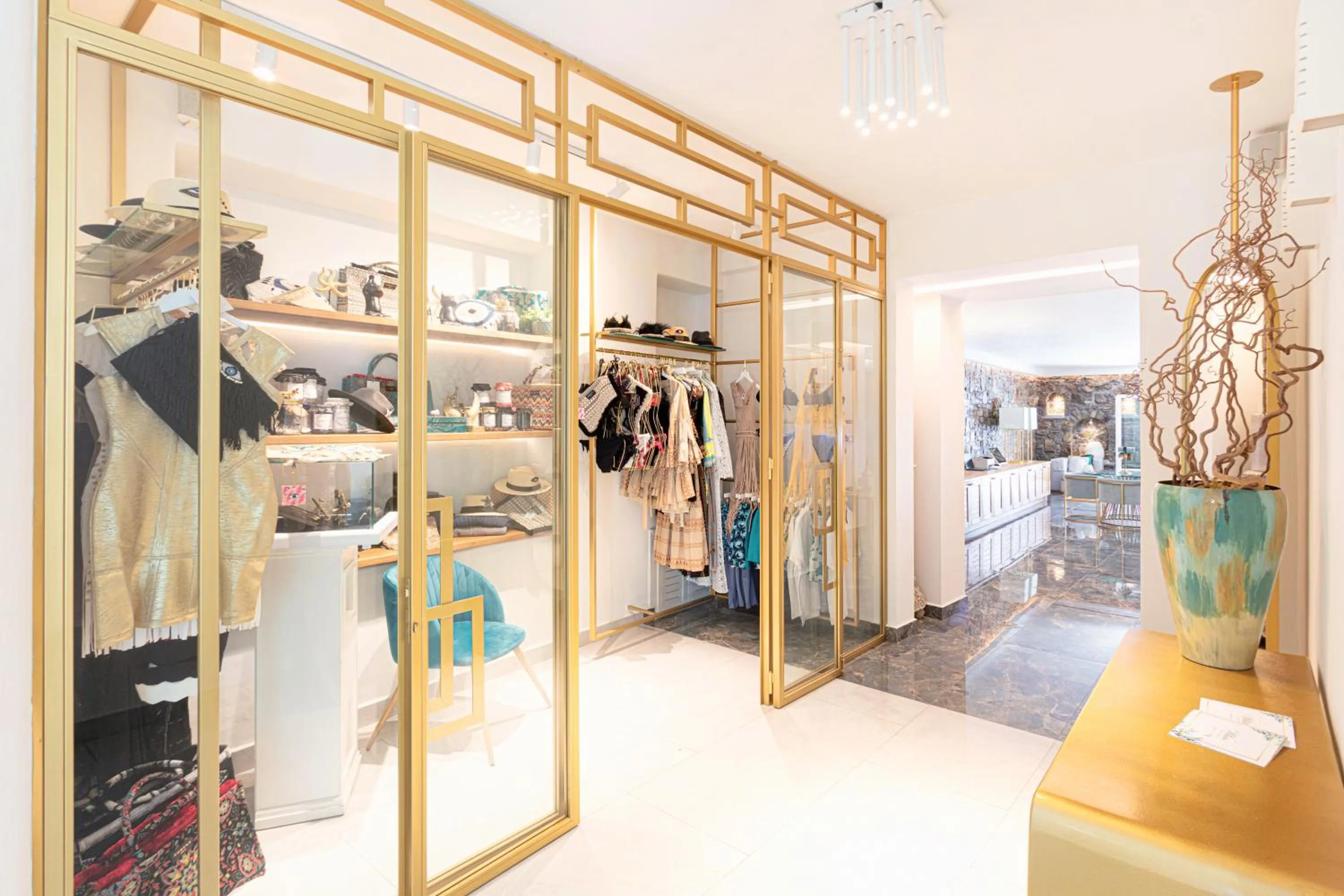 Shopping Area in Nissaki Boutique Hotel