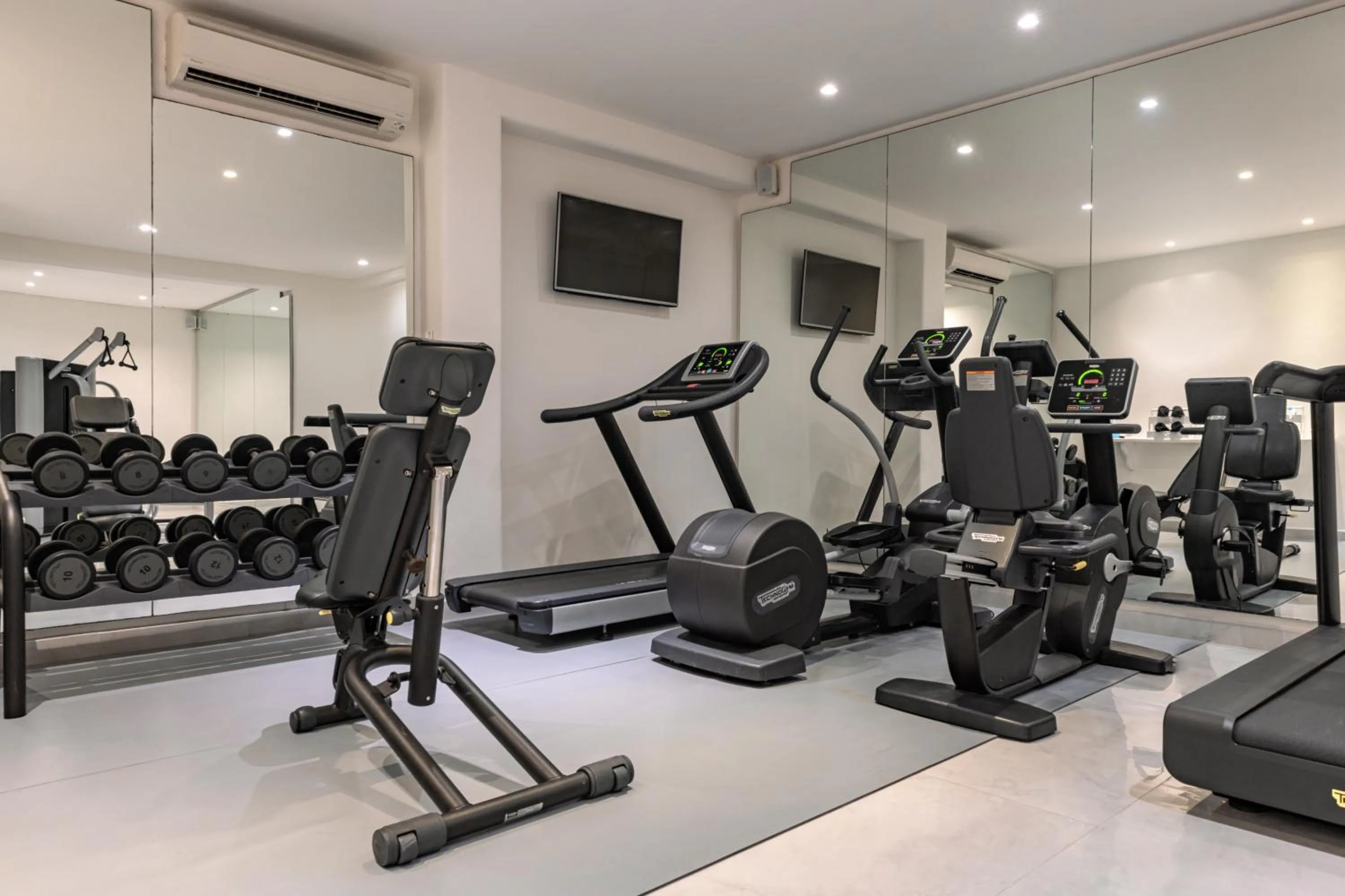Fitness centre/facilities in Nissaki Boutique Hotel