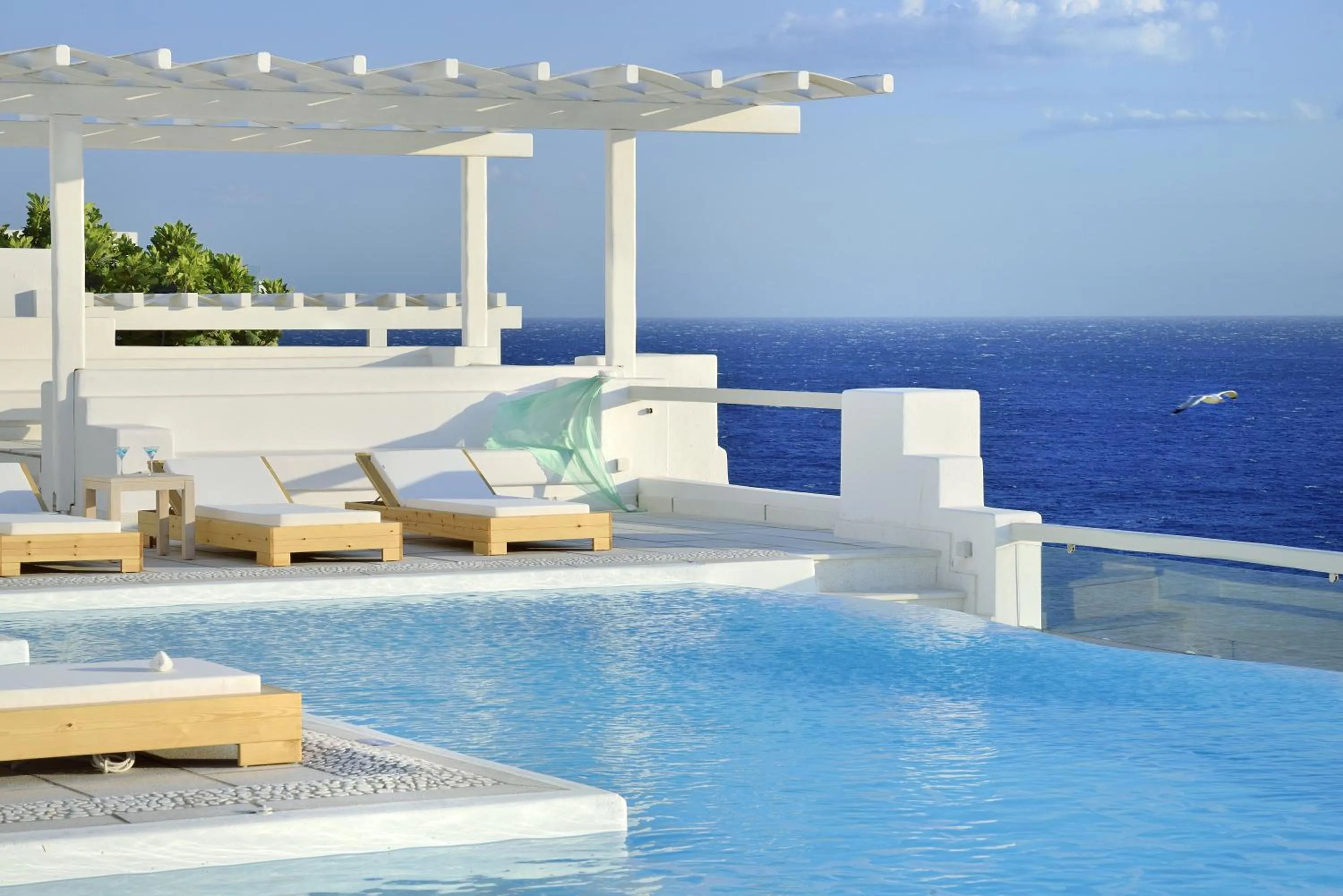 Swimming pool in Nissaki Boutique Hotel