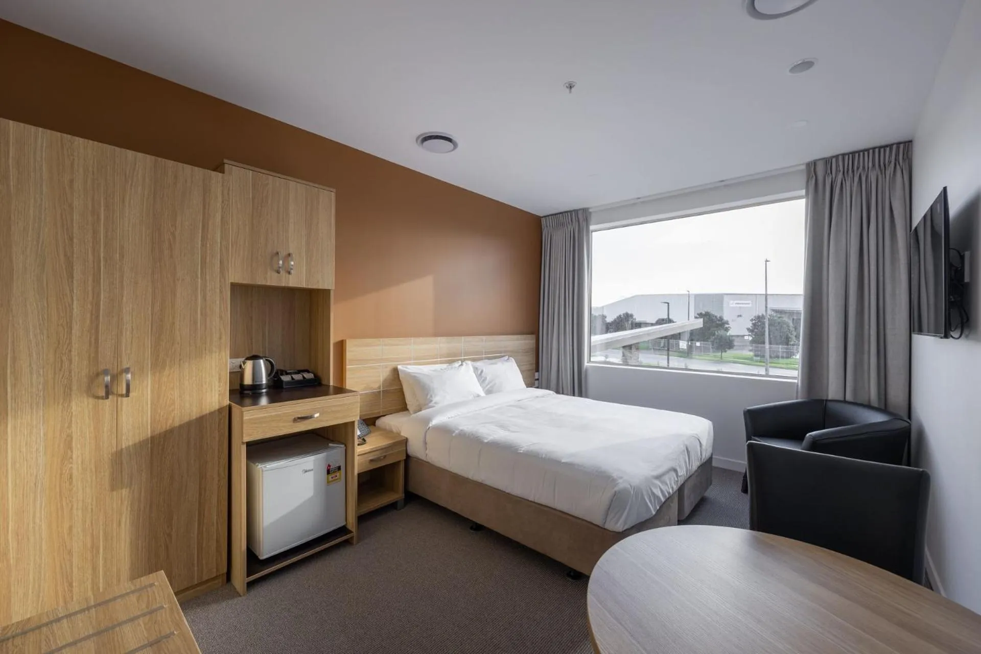 Bed in Manha Hotel Auckland Airport
