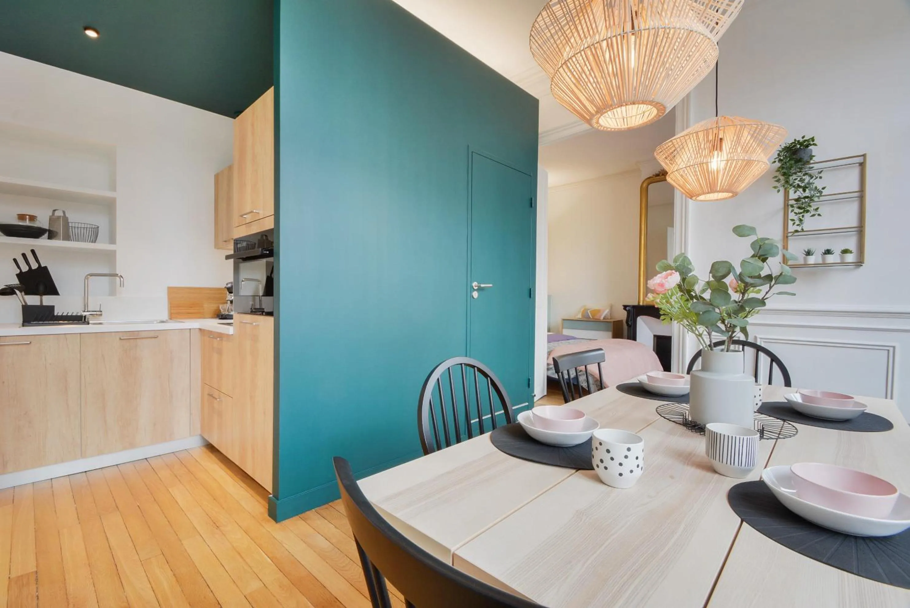 Kitchen or kitchenette in Le Manon ! Green Haussmannien - Centre Gare - Excelsior - 2 à 4 pers