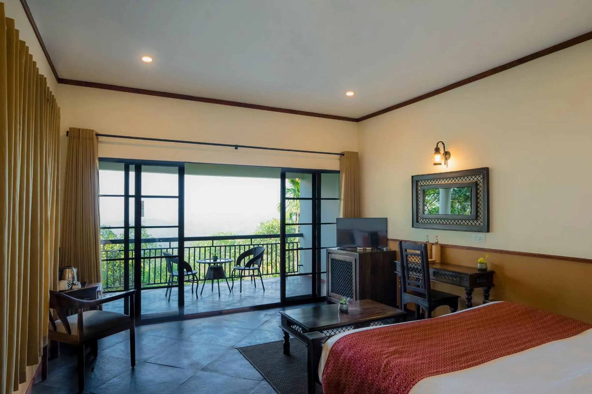 Balcony/Terrace, Bed in The Hive, Wayanad
