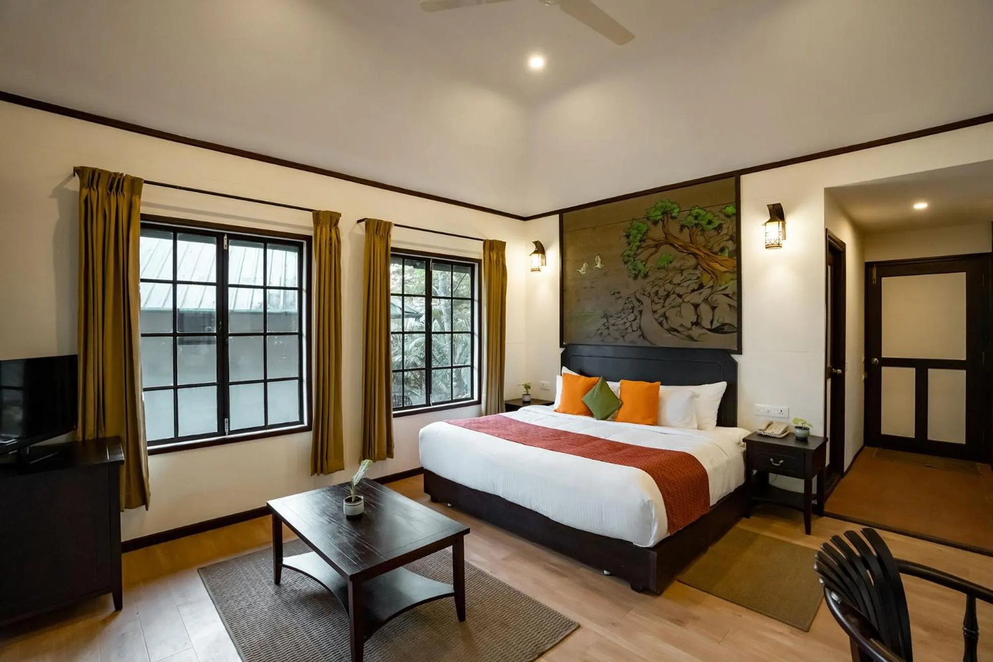 Photo of the whole room, Bed in The Hive, Wayanad