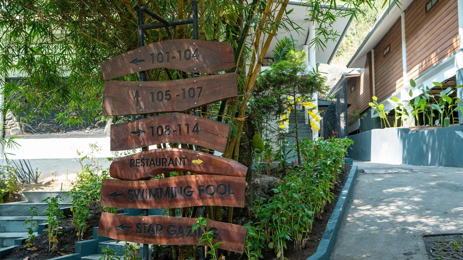 Garden in The Hive, Wayanad