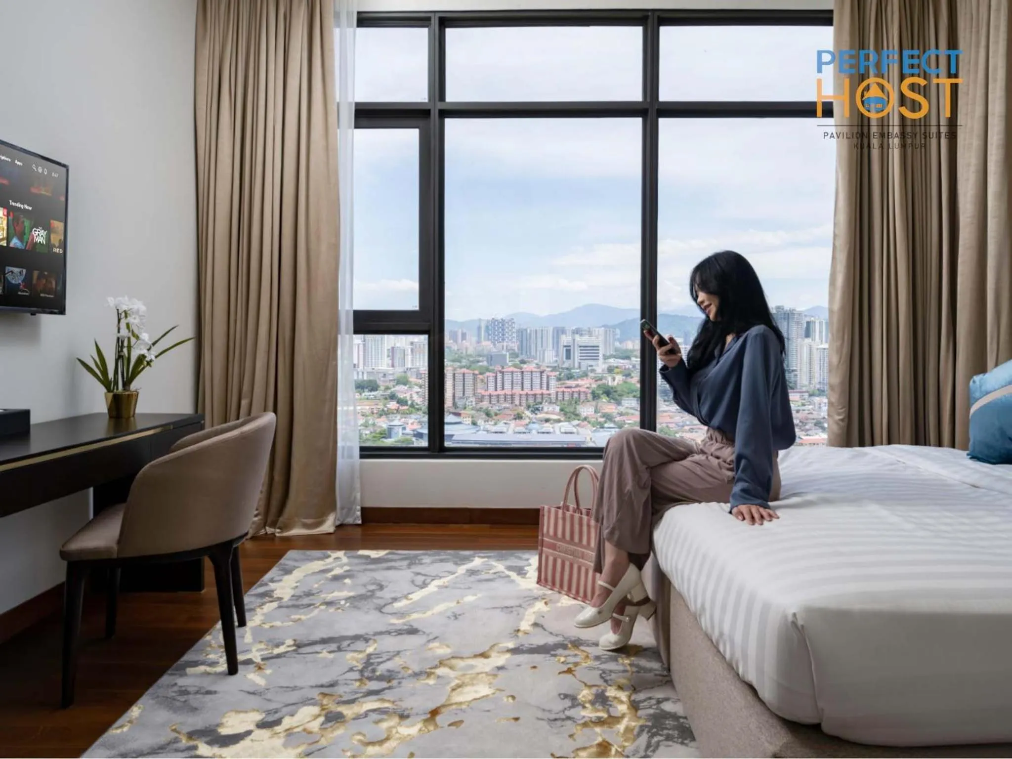 Bed in Pavilion Embassy Suites KL by Perfect Host