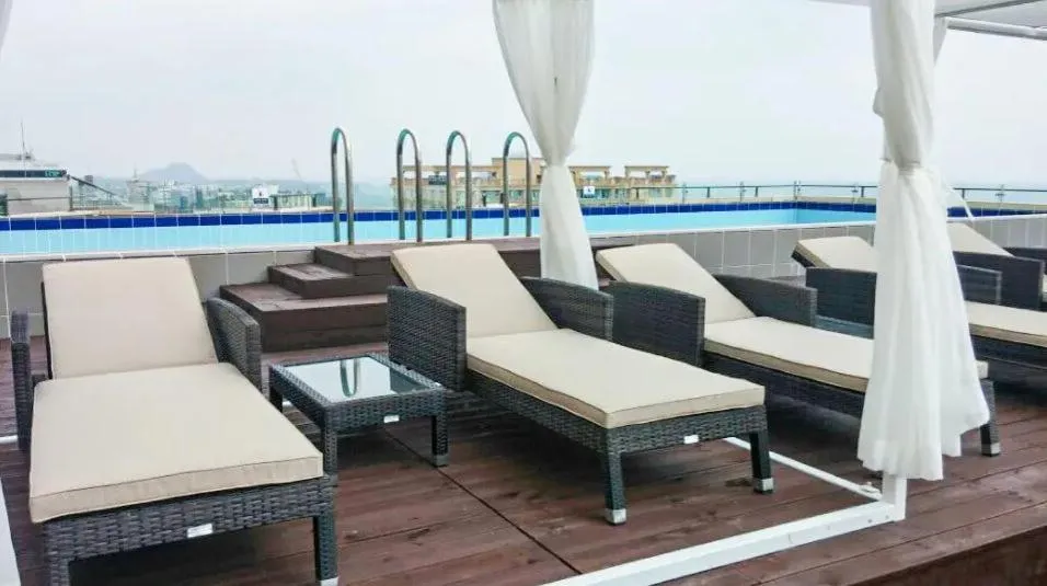 Swimming pool in Jeju Hotel the M