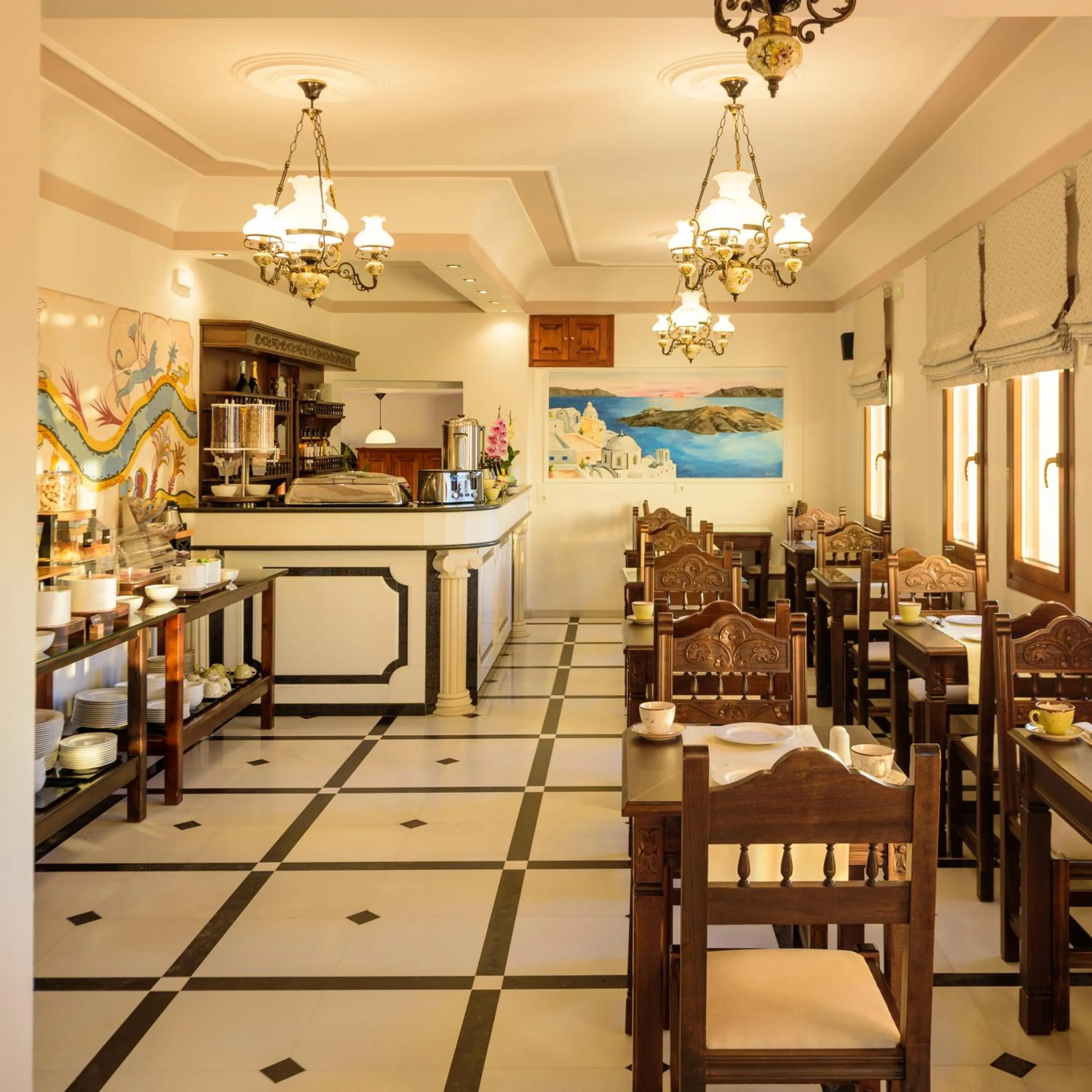 Breakfast in Astir Thira Hotel