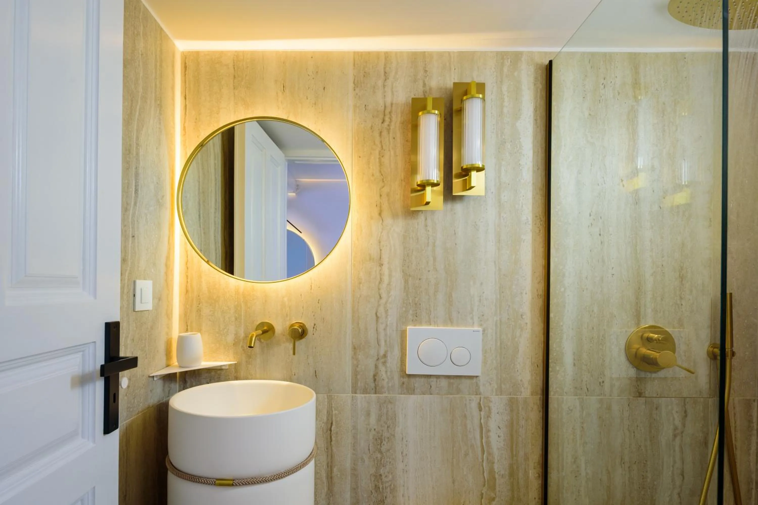 Bathroom in Astir Thira Hotel