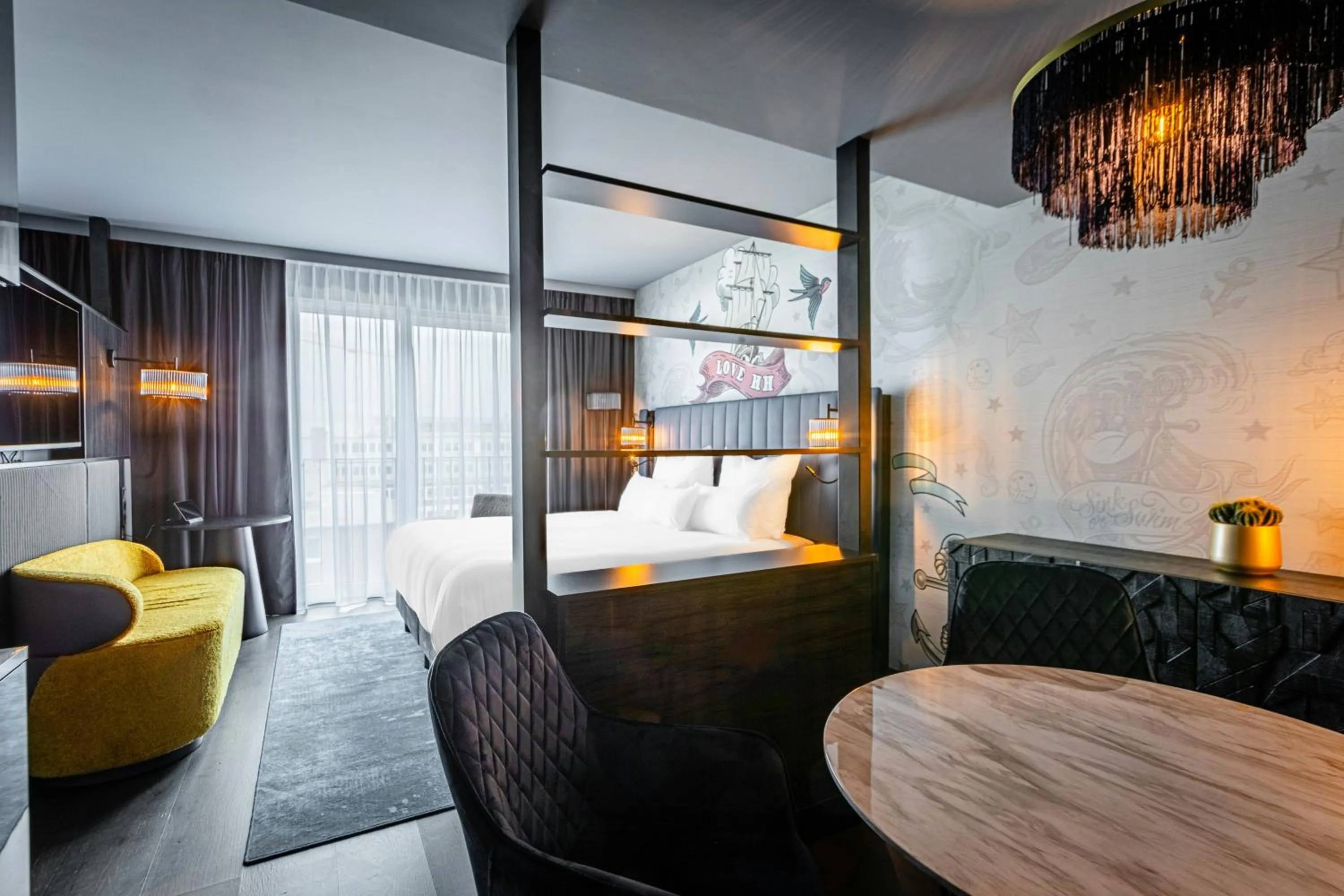 Photo of the whole room, Bed in NYX Hotel Hamburg by Leonardo Hotels