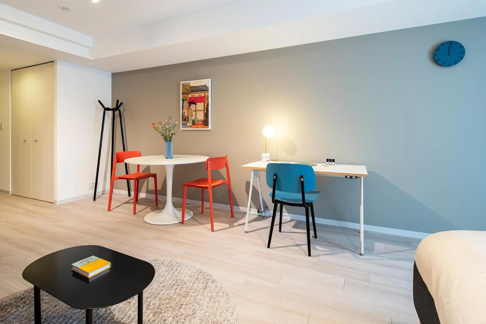 Living room in Section L Residence Ginza