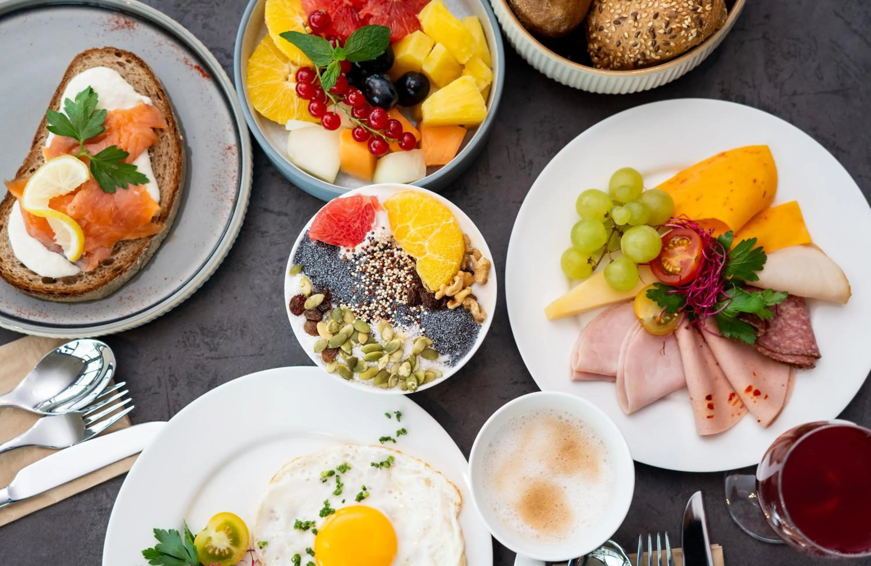 Breakfast in Leonardo Royal Hotel Cologne Bonn Airport